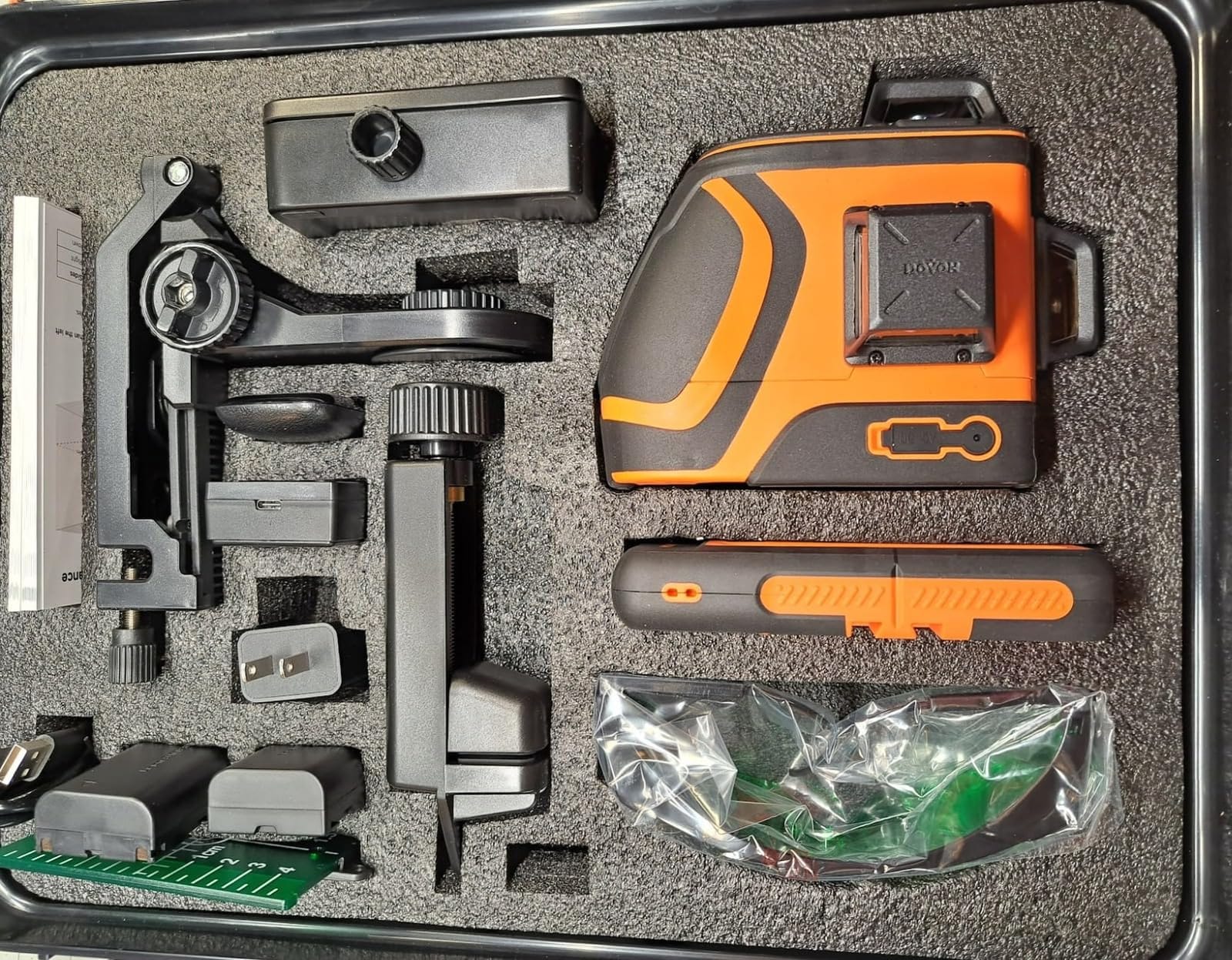 DOVOH Outdoor Laser Level 360 Self Leveling with Receiver, H3-360G-KIT customer photo 2