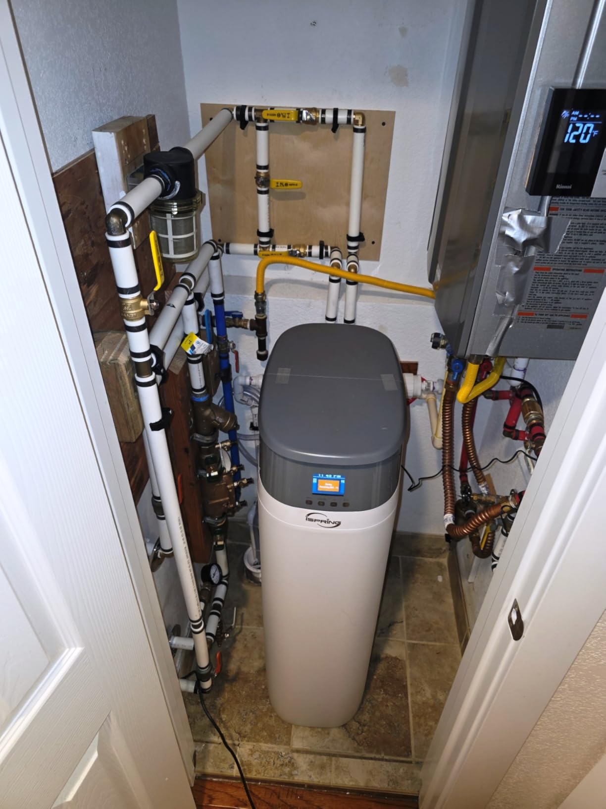 iSpring WCS50KG 50,000 Grains Whole House Water Softener, One-Tank Design customer photo 2