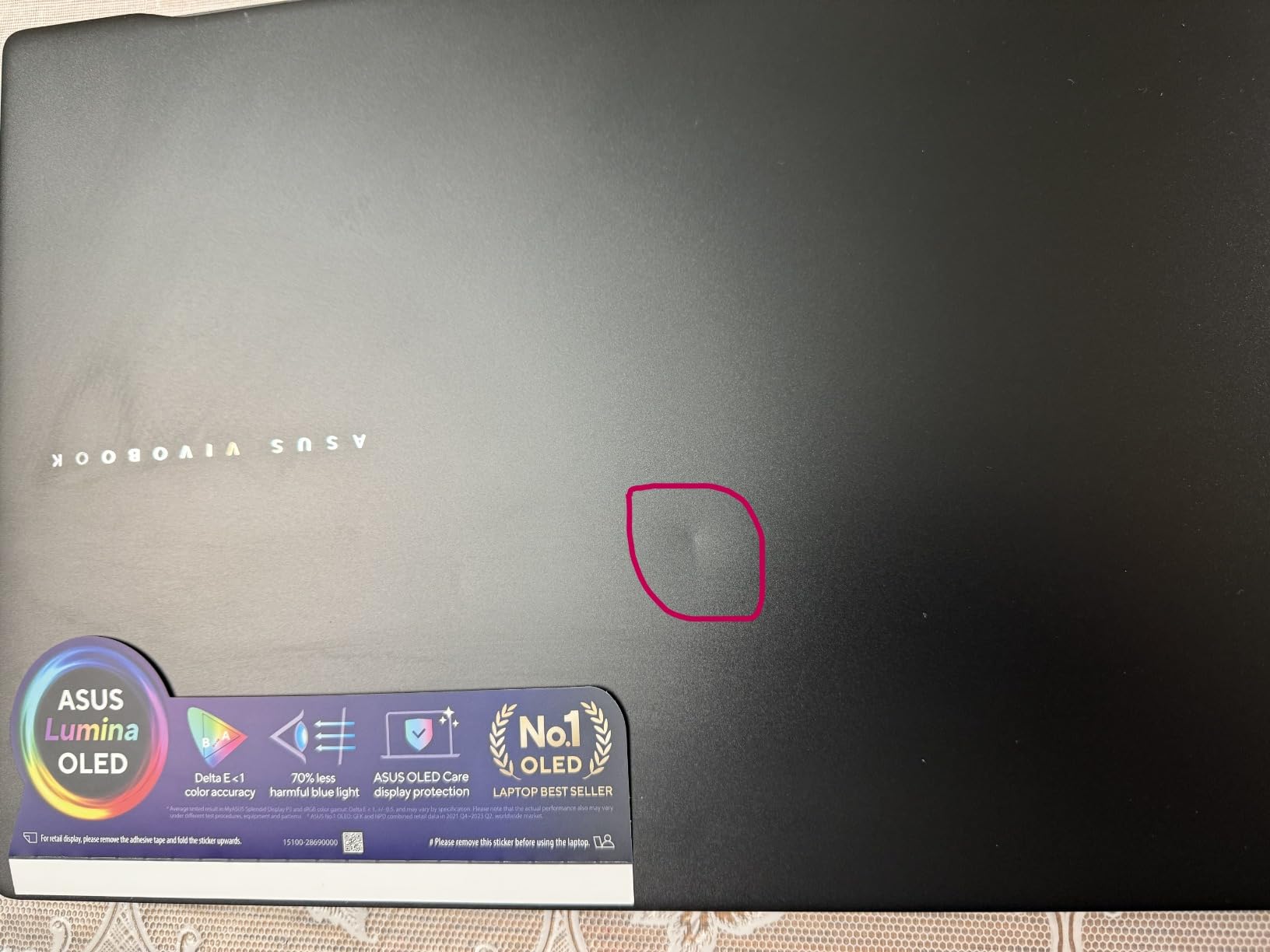 ASUS Vivobook S 16 OLED Laptop, Intel Core Ultra 9 185H, 16GB, 1TB SSD, Neutral Black, S5606MA-DS96, Intel Evo Edition customer photo 2
