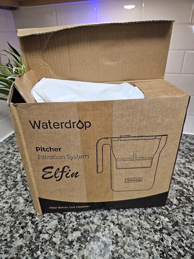 Waterdrop PT-05B-L Water Filter Pitcher, 7-Cup, NSF Certified, Blue customer photo 1