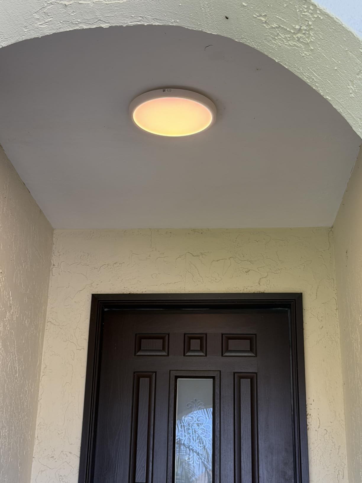 Govee Smart Ceiling Light, RGBIC 2400LM 2700K-6500K 12 Inch 1 Pack White customer photo 1