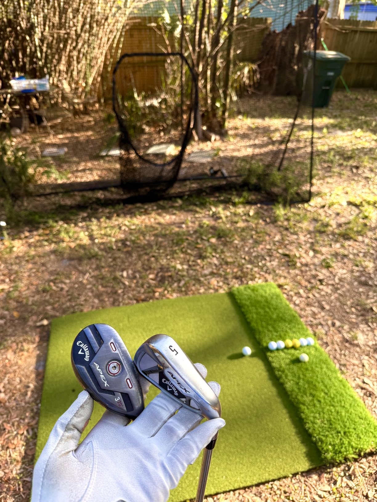 Premium Dual-Turf Golf Mat: 5x4ft, 6x4ft, 21mm to 50mm Thickened Base for Backyard, Driving Range, Indoor & Outdoor Practice Hitting, Swing & Chipping customer photo 2