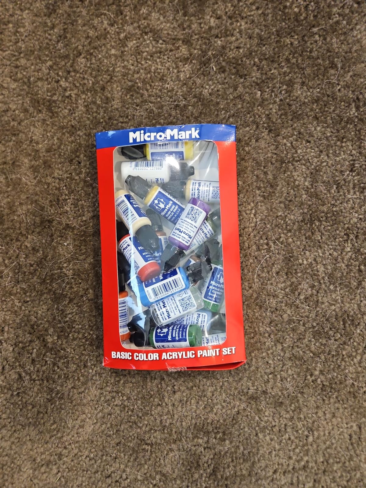 Micro-Mark Basic Color Model Water-based Acrylic Paint Set - Artist-Grade Pigment Colors for Miniatures, Models, Wargaming & Crafts, Fast-Drying | Made in the USA | 18 Bottles x 20 ml (0.68 fl.oz.) customer photo 1