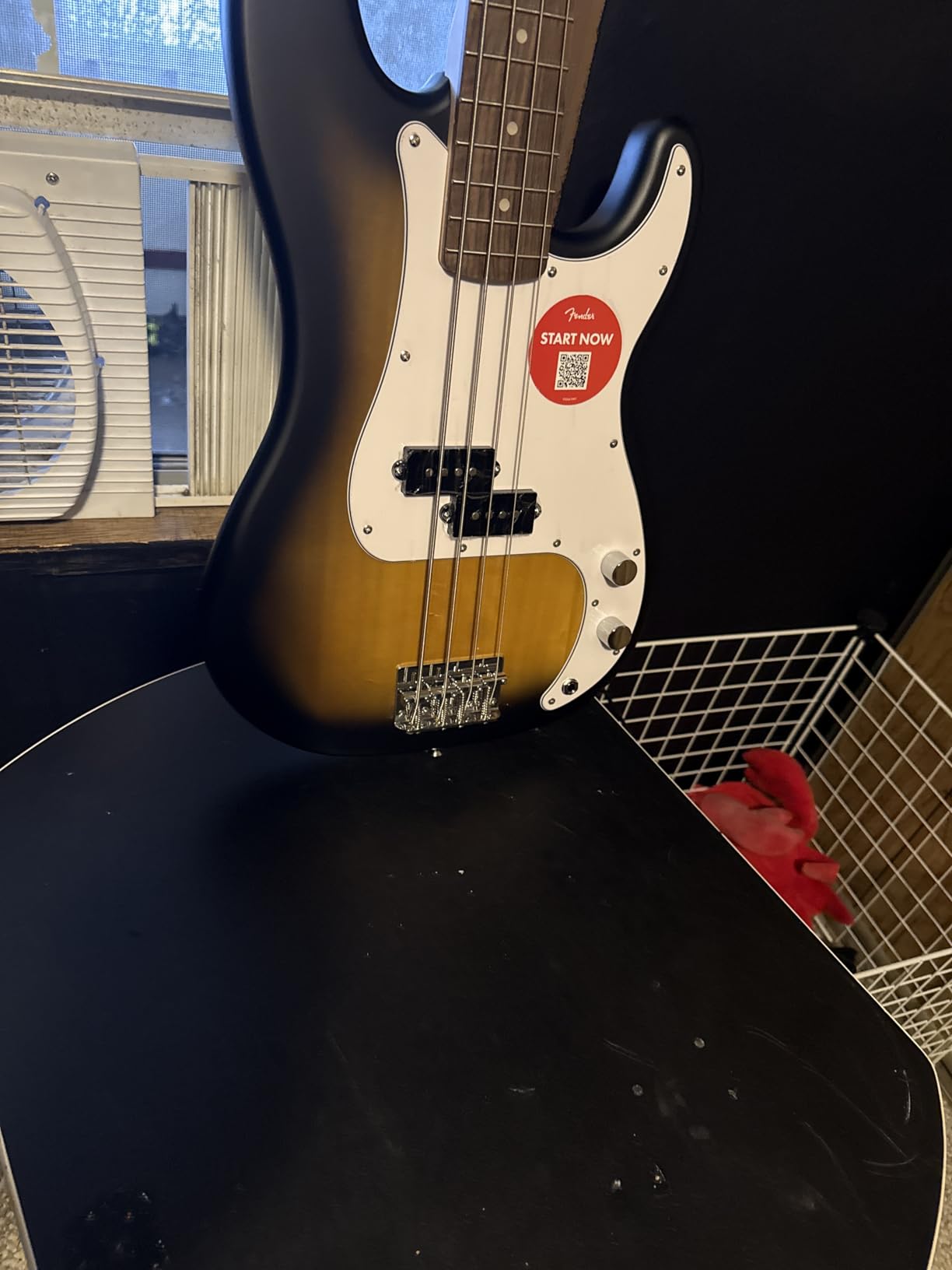 Fender Squier Debut Series Precision Bass Guitar, Beginner Guitar, with 2-Year Warranty, Includes Free Lessons, 2-Color Sunburst with Matte Finish customer photo 2