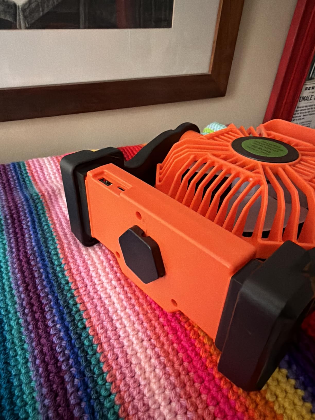 20000mAh Portable Fan Rechargeable Battery Powered Fan Camping Essentials customer photo 2