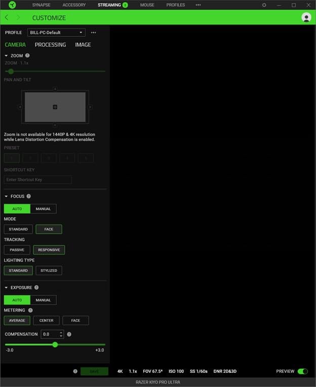 Razer Kiyo Pro Ultra 4K Webcam, Large Sensor, Built-in Mic and Shutter customer photo 2