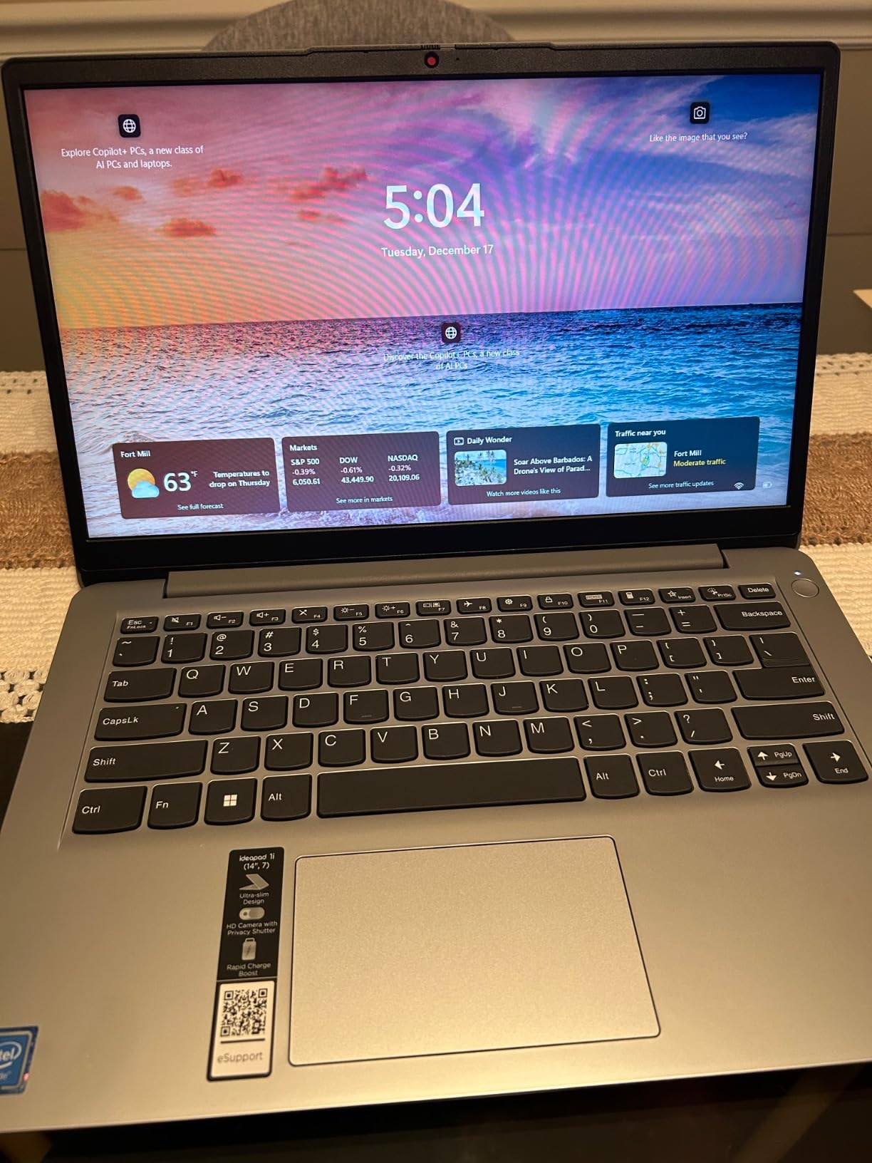 Lenovo IdeaPad 1 Student Laptop, 14