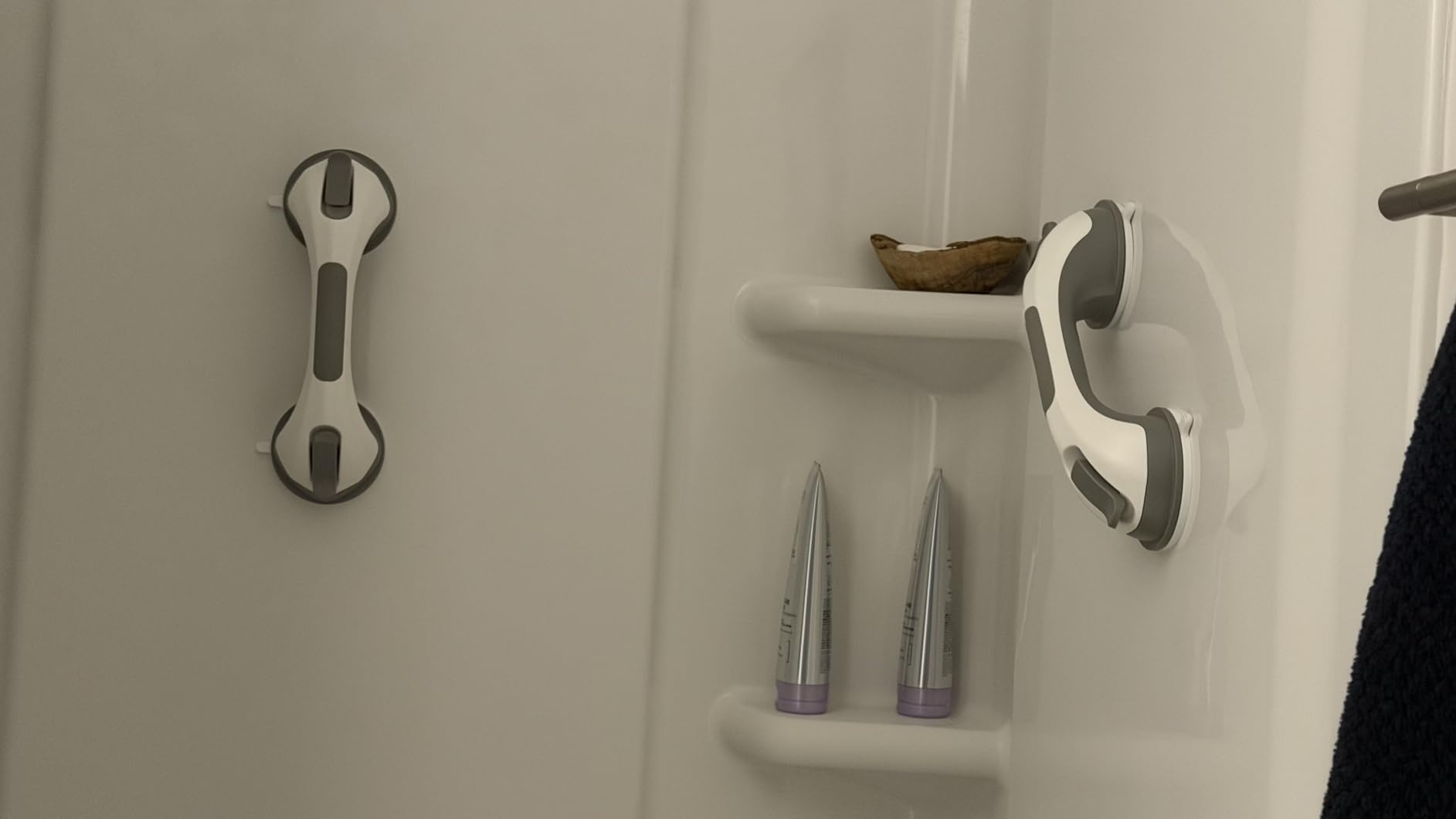 TAILI Shower Grab Bars,Shower Handles for Elderly Suction,2 Pack 12.2