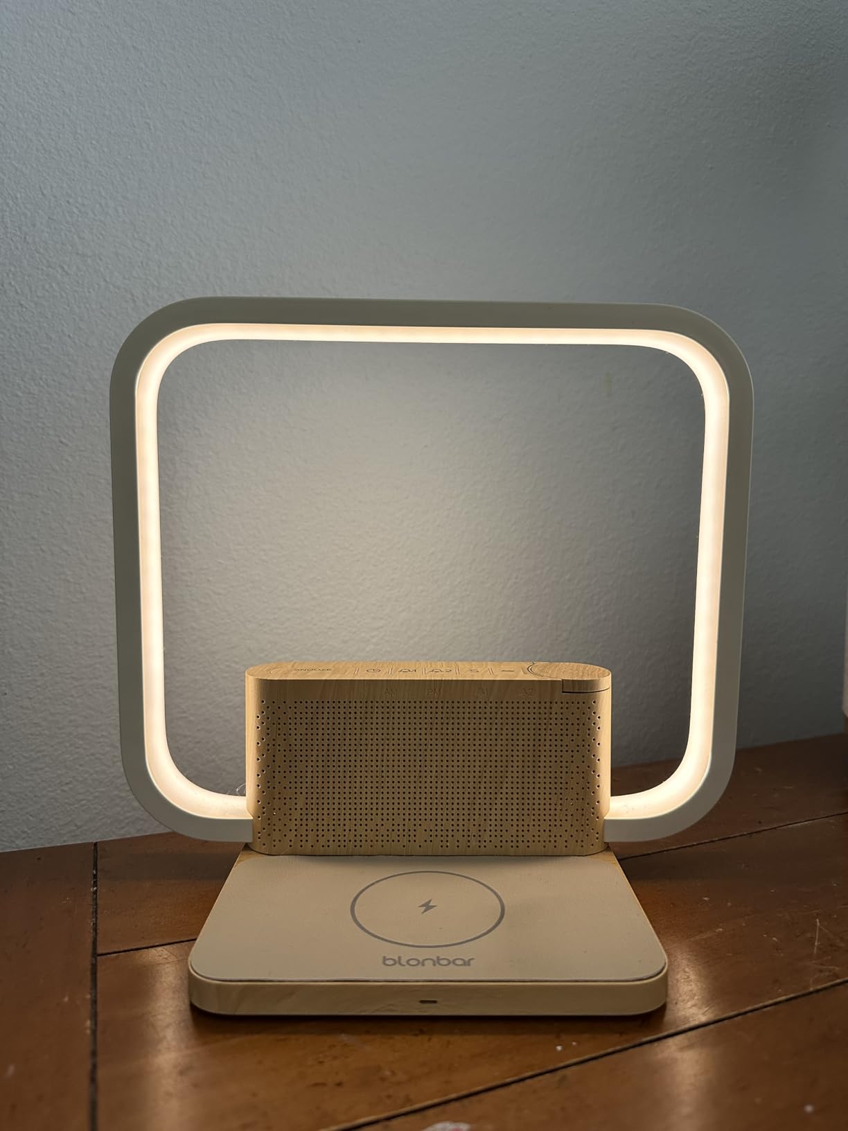 Sunrise Alarm Clock with Wireless Charging Desk Touch Lamp, Sunrise Lamp customer photo 1