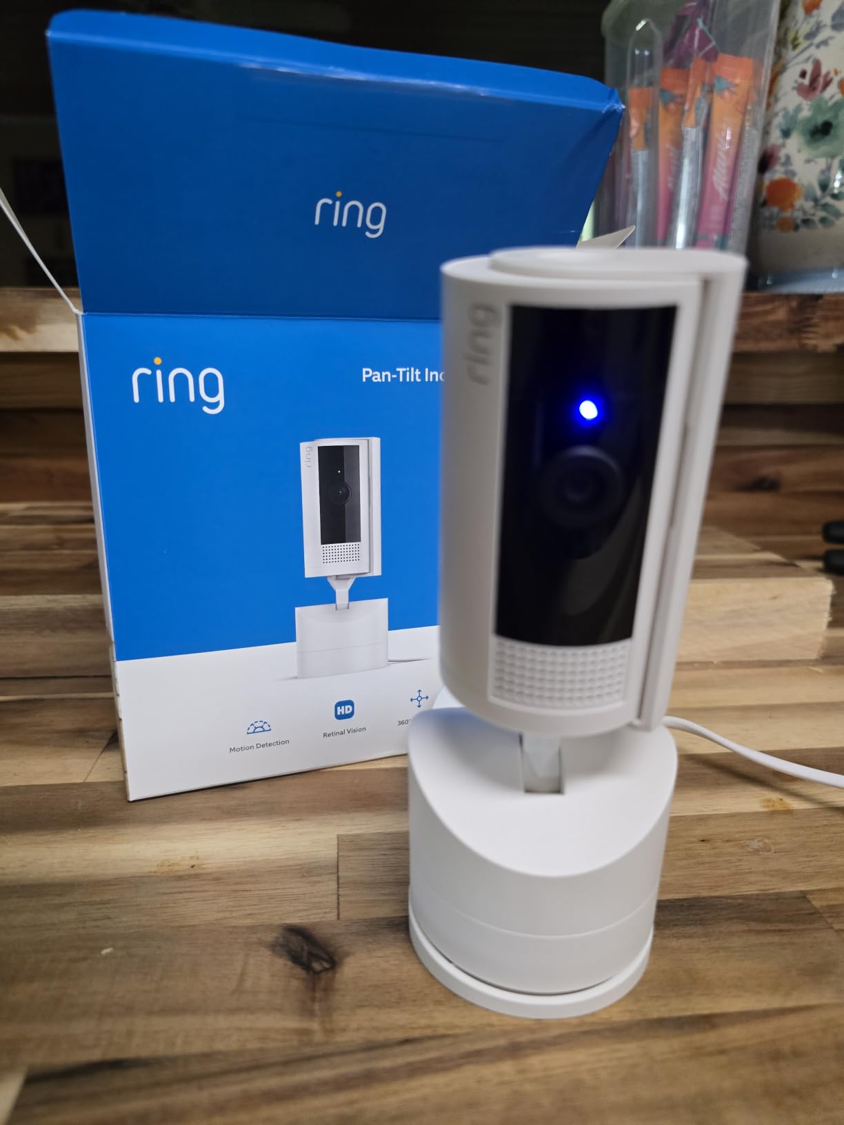 Ring Pan-Tilt Indoor Cam (newest model), See all around your home or business with 360° pan coverage, HD video, plus Two-Way Talk, 2-pack, Black customer photo 2