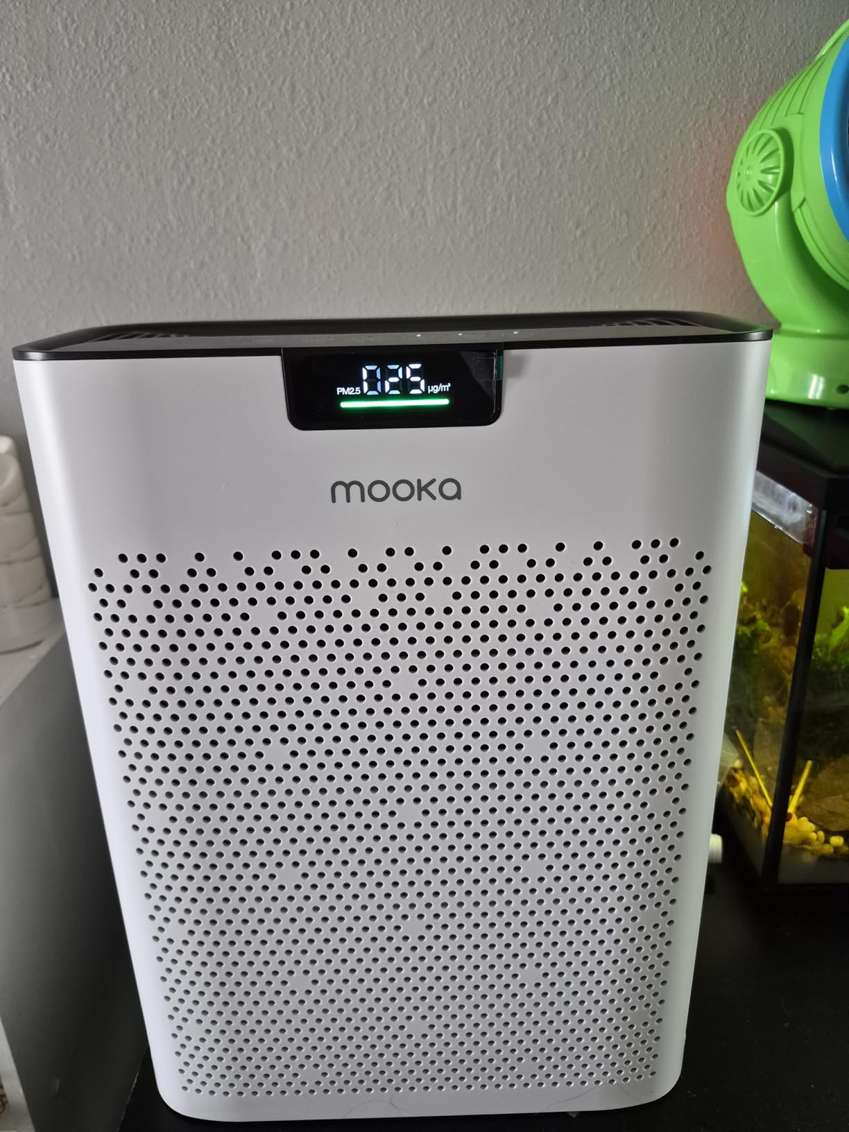 MOOKA Air Purifier for Home Bedroom Large Room 2200 Ft², HEPA Filter, White customer photo 1