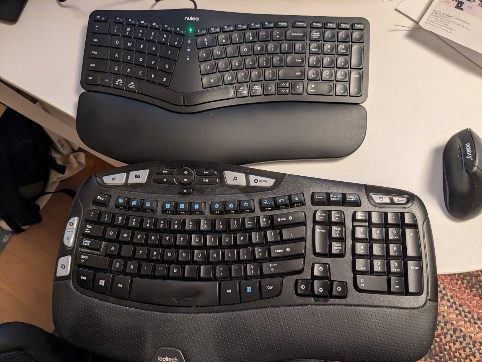 Nulea Ergonomic Split Keyboard Wired with Wrist Rest and USB-C Connection customer photo 2