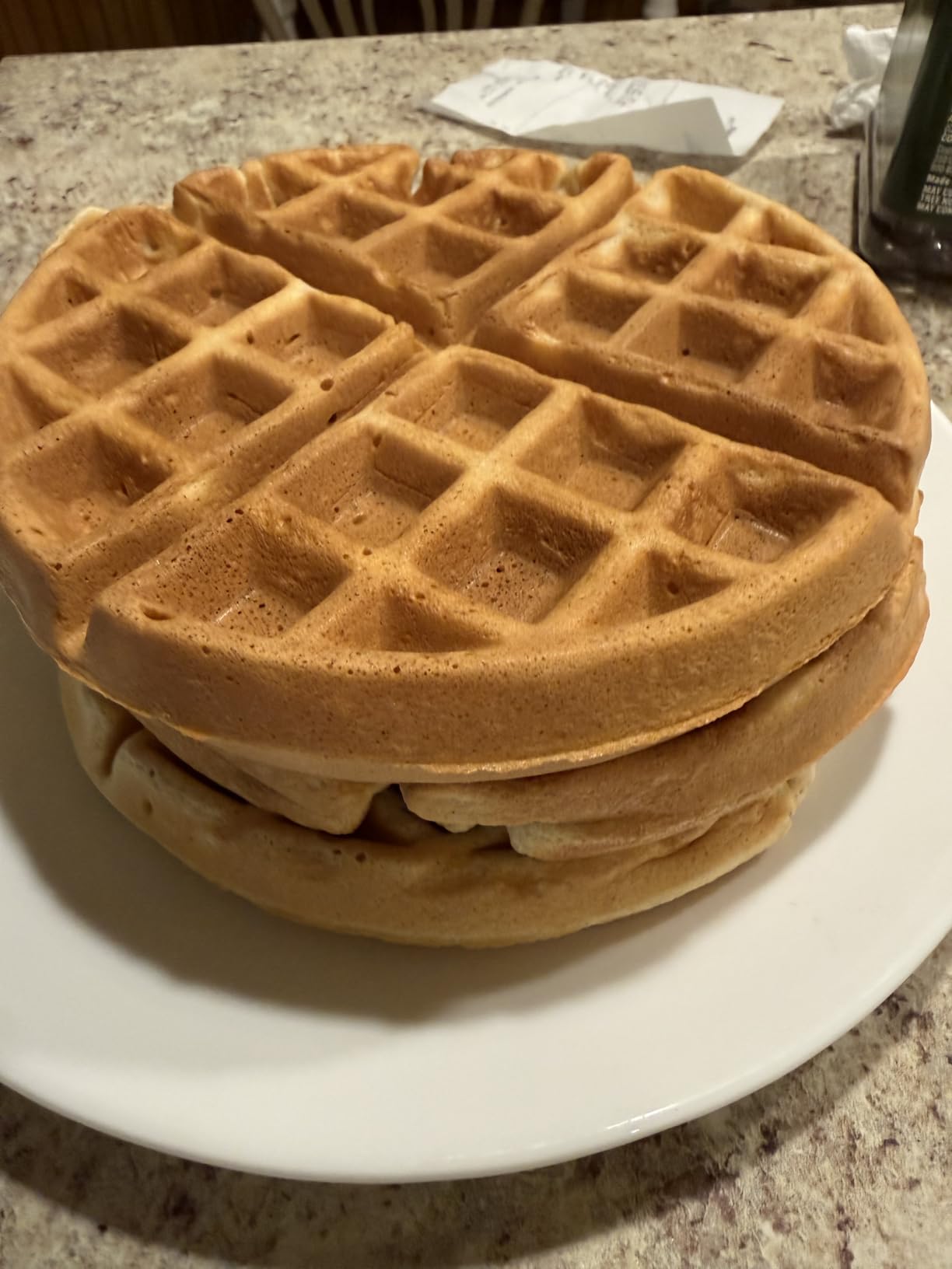 bella Fits-Anywhere™ Flip-n-Store Non-Toxic, Belgian Waffle Maker, Oatmilk customer photo 2