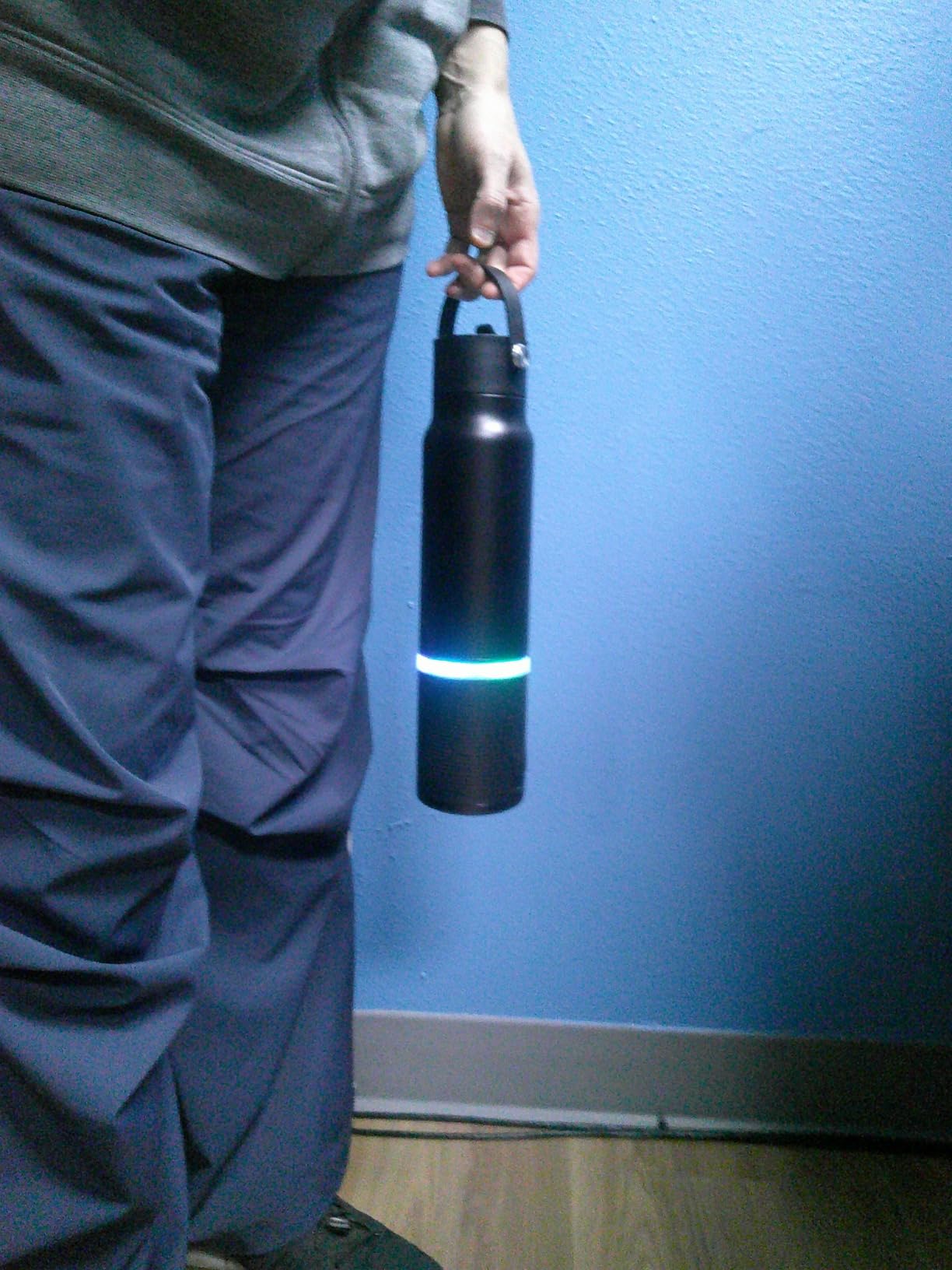 LitFlask Smart Water Bottle, Ultra Premium Bluetooth Speaker, Portable Charging, 20oz Stainless Steel. Oprah’s Favorite Things 2024 customer photo 2