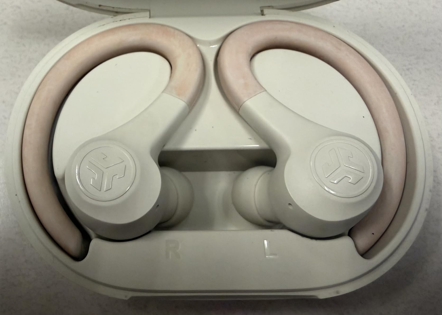 JLab, Go Sport+, True Wireless Workout Earbuds, Bluetooth Sport Earbuds, Clear Calling, Sand customer photo 2