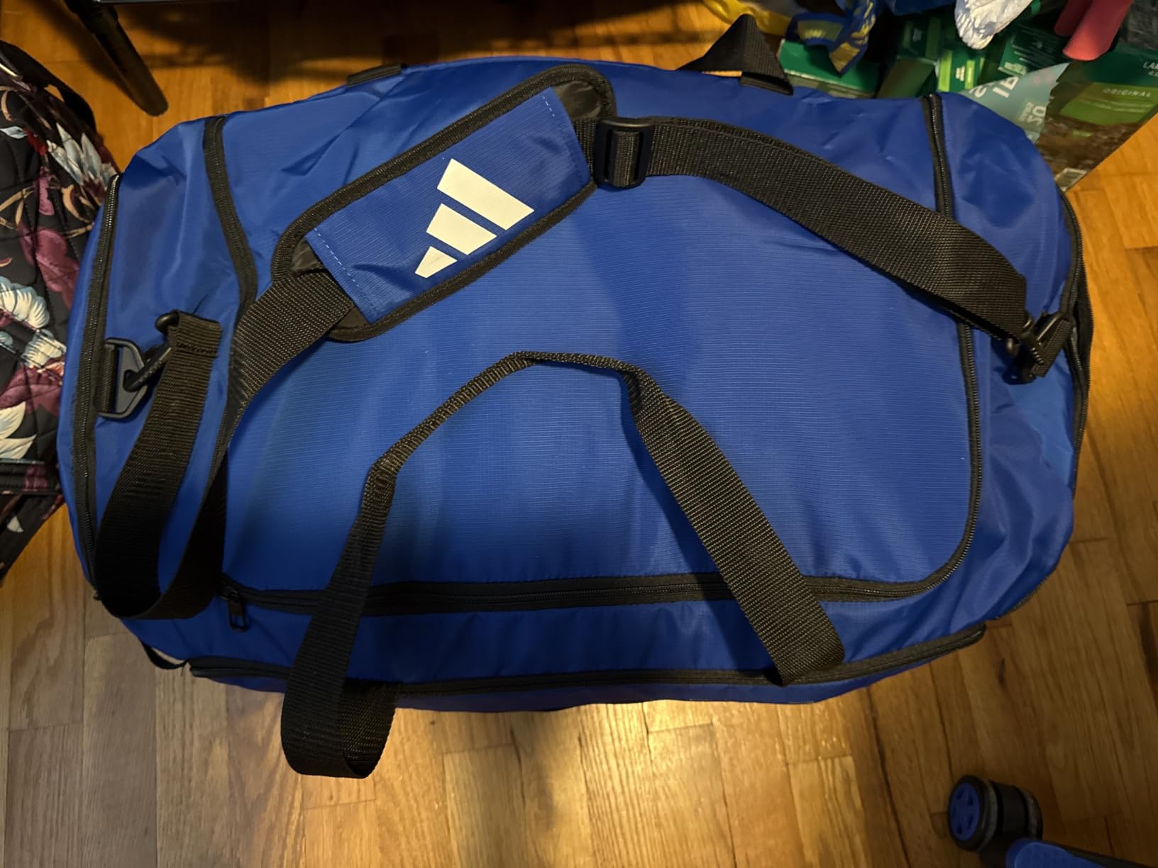 adidas Defender Duffel Bag, Black, OSFA customer photo 2