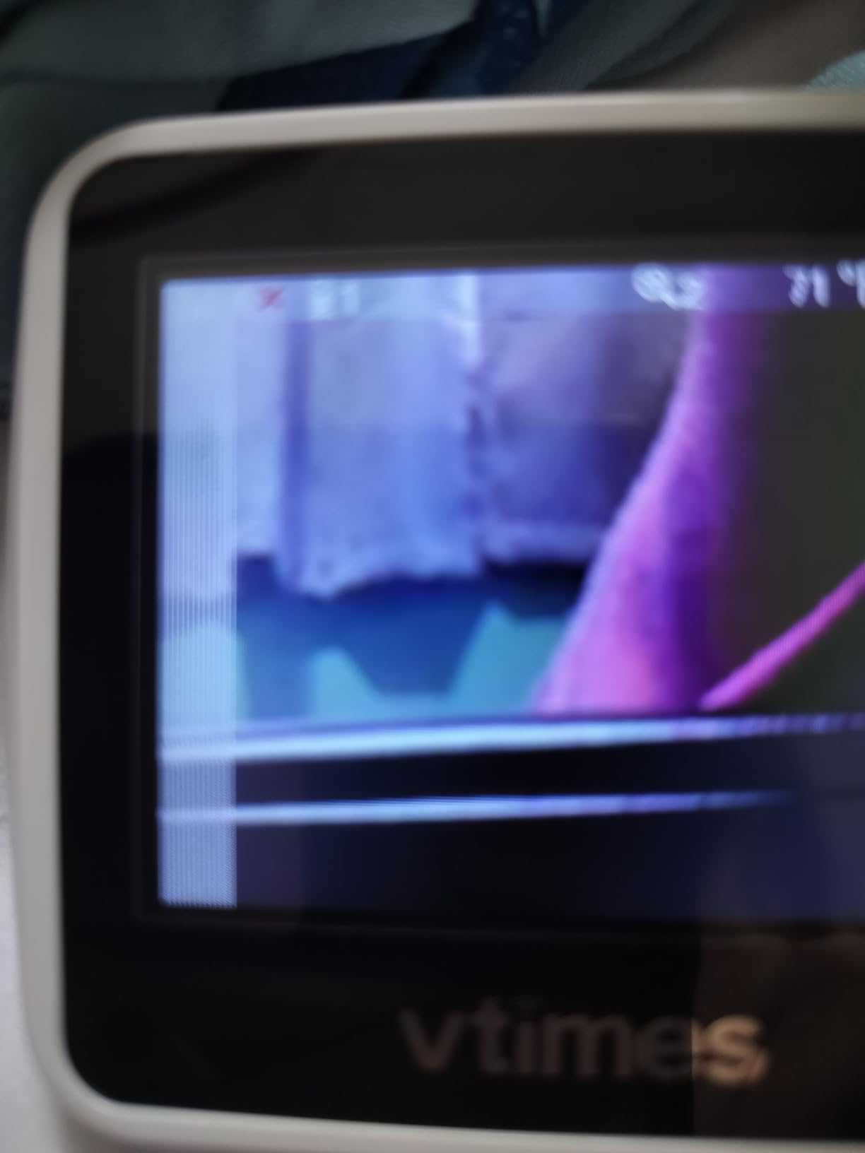 VTimes Baby Monitor with Camera and Audio, No WiFi, 2.4