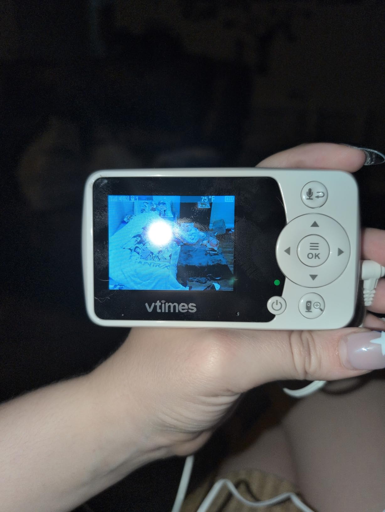 VTimes Baby Monitor with Camera and Audio, No WiFi, 2.4