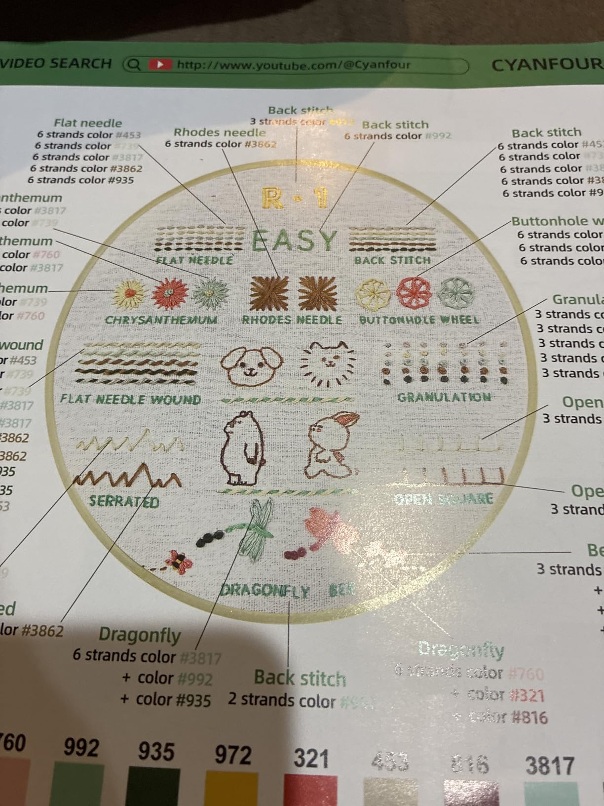 CYANFOUR Embroidery Kit for Beginners with Step-By-Step Guidance & Videos customer photo 1