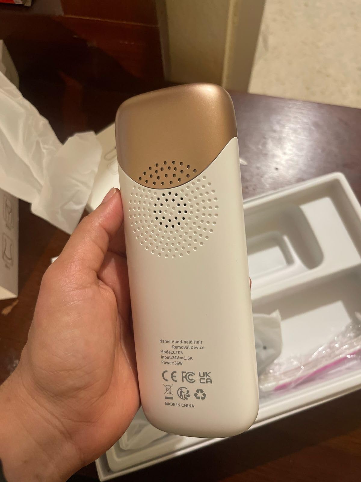 Ubroo Laser Hair Removal Hair Reduction in 2 Session(Gold) customer photo 1