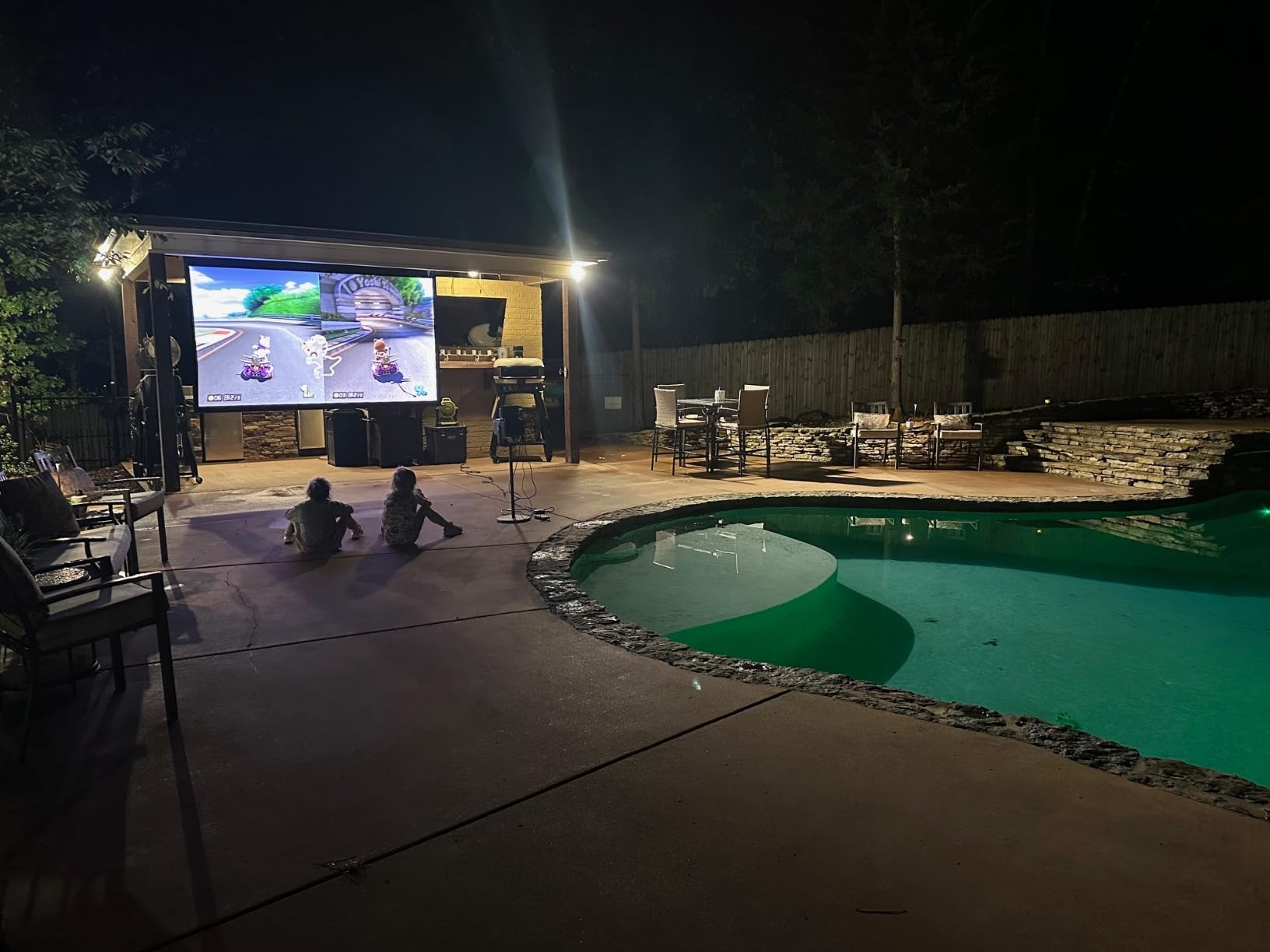 JMGO N1S Ultra 4K Triple Laser Projector , 2800 ISO Lumens, Google TV customer photo 2