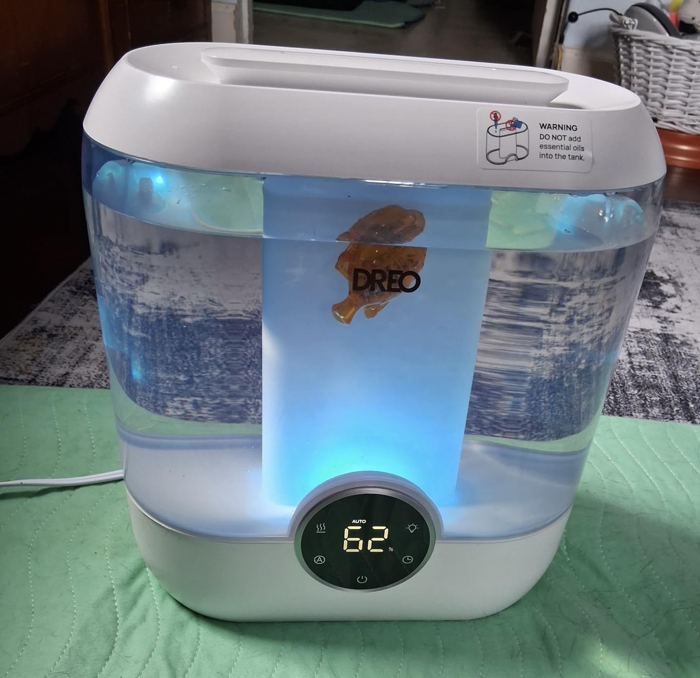 DREO 6L Humidifiers for Bedroom, 60H Runtime, 28 dB Quiet, HM524 customer photo 2