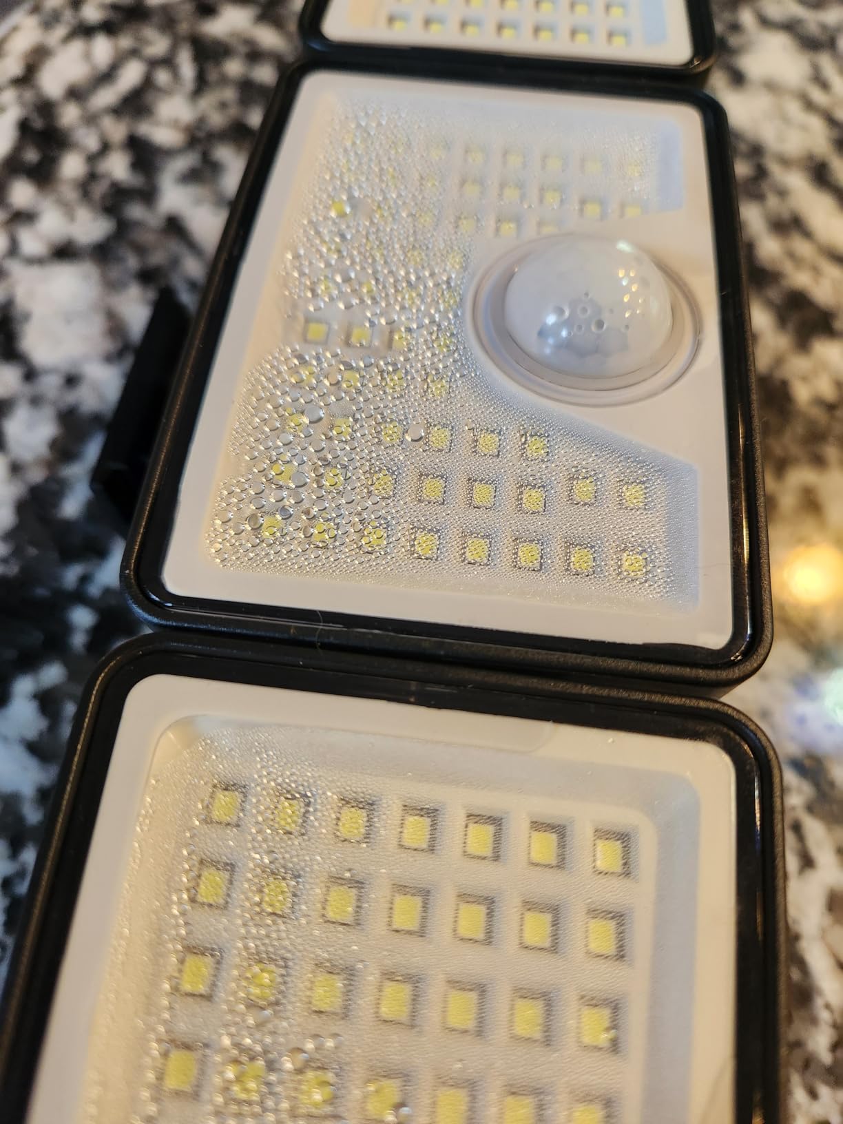 daphino 2500LM Solar Lights, Motion Sensor Outdoor Lights, 3-Head, 2 Pack customer photo 2