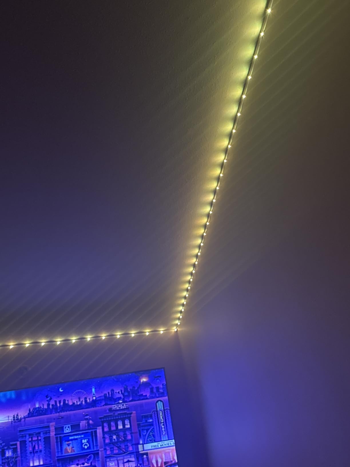DAYBETTER LED Strip Lights 130ft Lights Strip for Bedroom, Desk, Indoor Room Bedroom Birthday Gifts RGB Decor with Remote and 24V Power Supply customer photo 1
