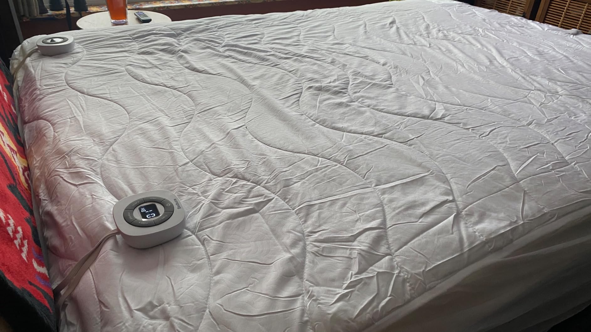 Bedsure Heated Mattress Pad Queen, Cozy Bed Warmer with Preheat & Memory customer photo 1