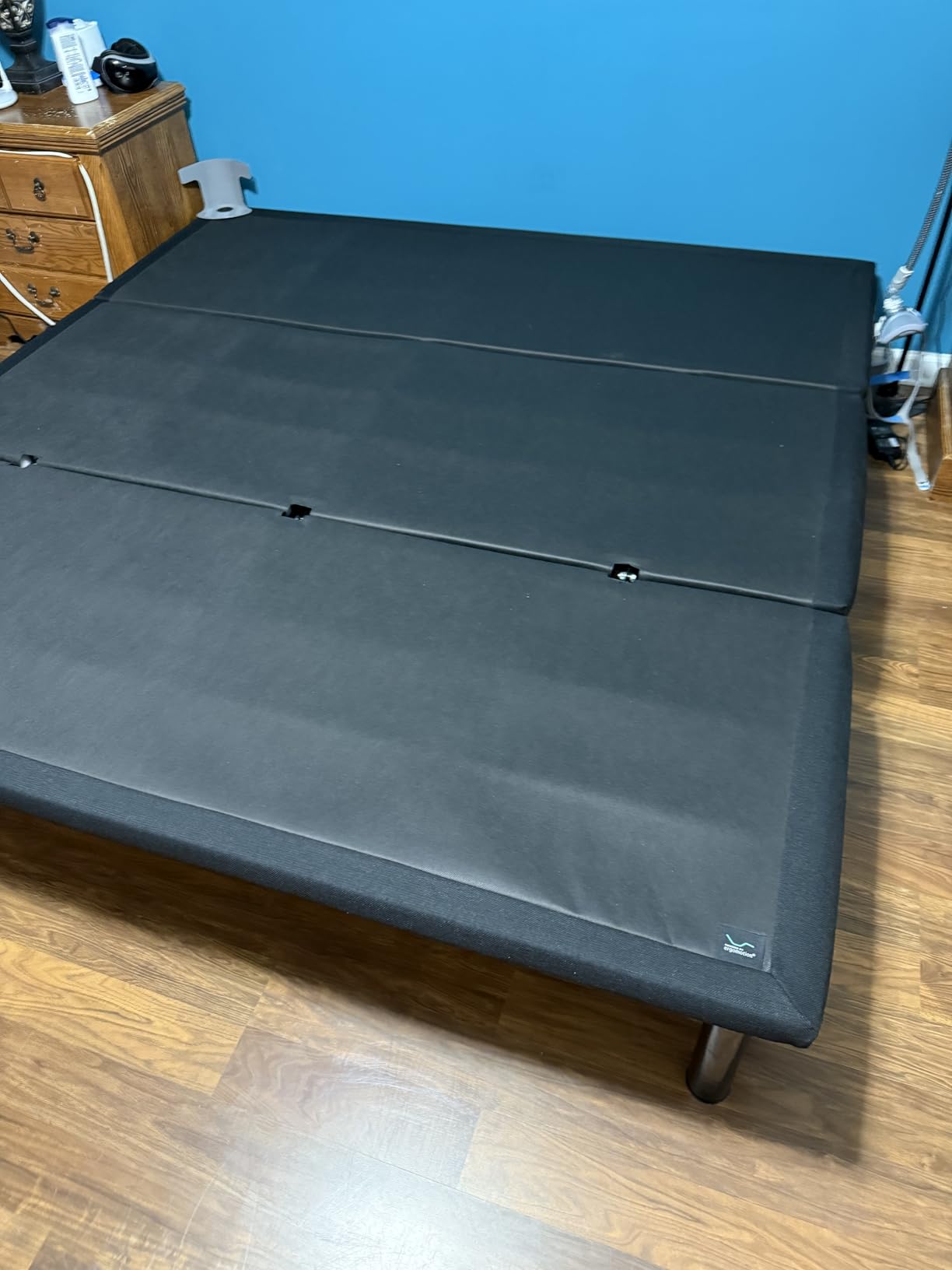 Queen Adjustable Bed Frame with Wireless Remote, Head Foot Incline, USB, Underbed Light - Heavy Duty Platform, Zero Gravity Bedframe customer photo 2