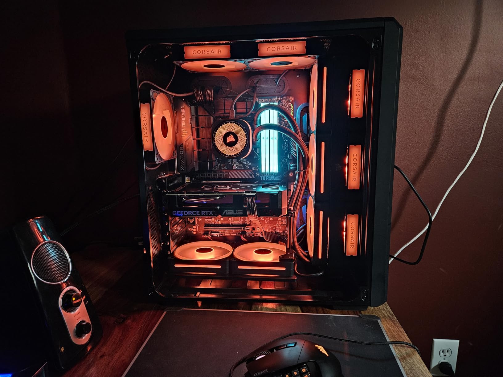 GPU Support Bracket, GPU Holder Stand, Adjustable GPU Sag Bracket Graphics Card Support for 12cm Fan Mount CNC Aluminum (0.63-6.3inch) customer photo 1