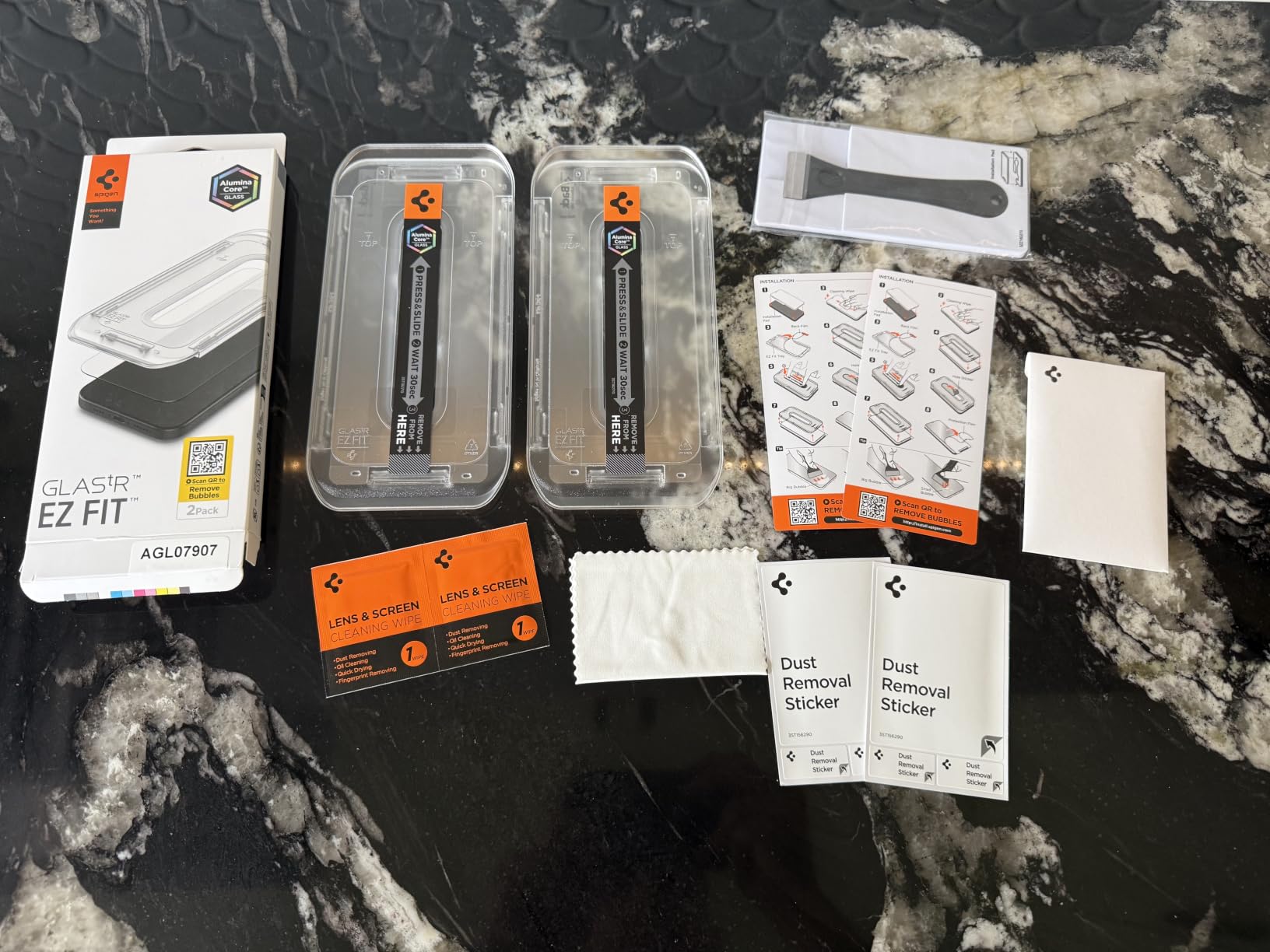 Spigen GlasTR EZ FIT Screen Protector for iPhone 18 Pro, 17 Pro, 17, 16 Pro customer photo 1