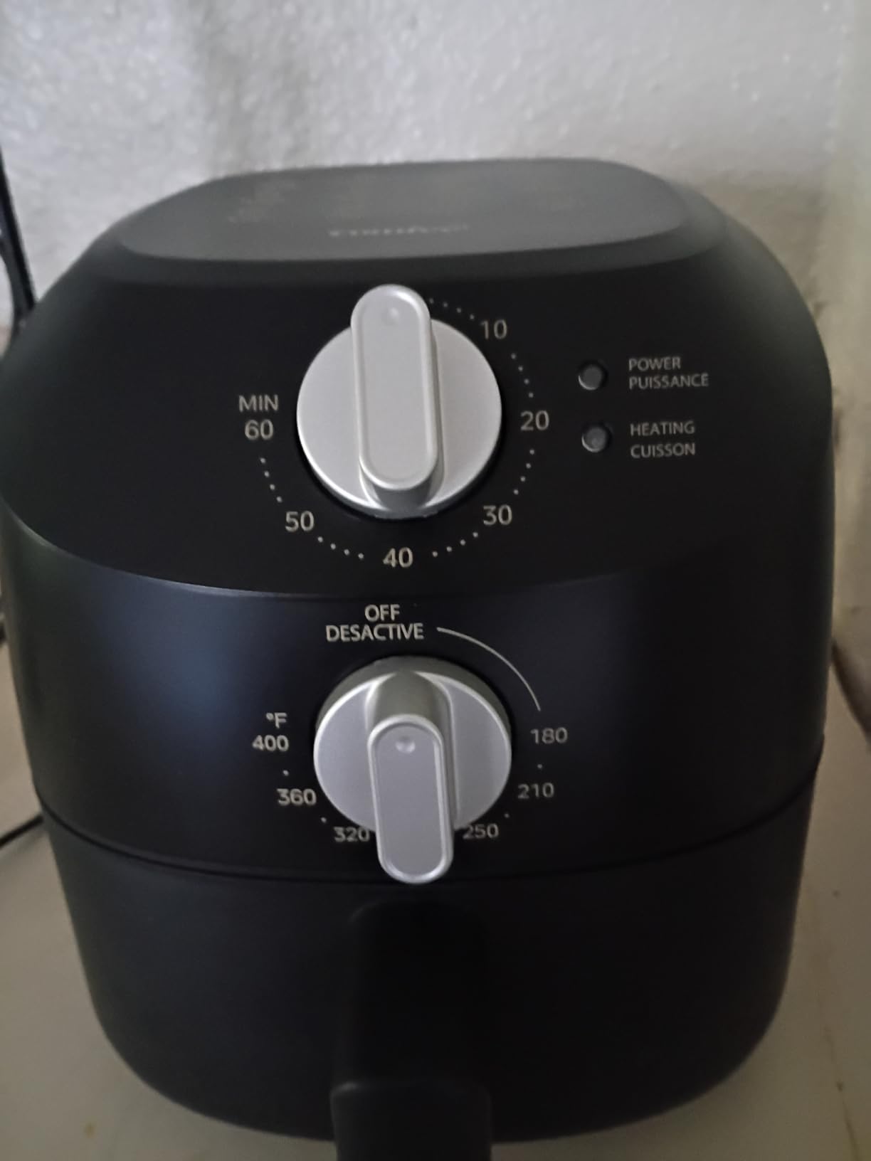 COMFEE' Compact 2.1-Quart Mini Air Fryer for Small Kitchens, Black customer photo 2