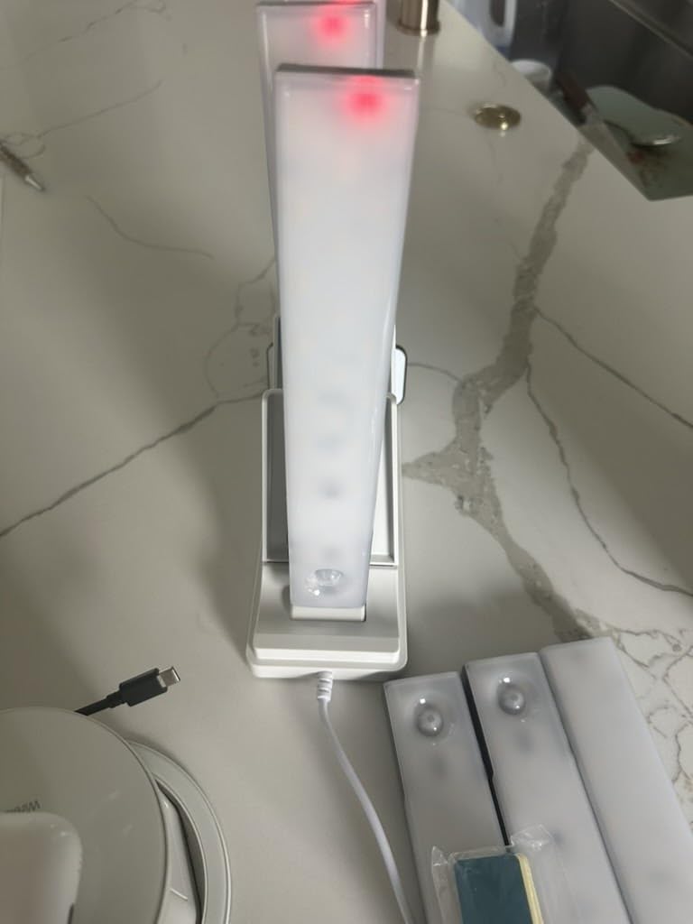 EZVALO Under Cabinet Lighting with Charging Station, Motion Sensor Lights customer photo 2