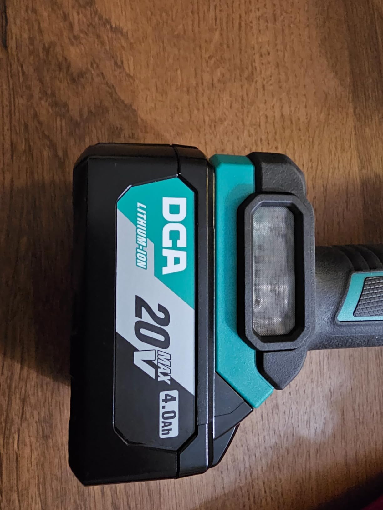 DCA Cordless Angle Grinder 4-1/2 inch, 20V Brushless Motor 8500RPM, Battery Grinder Tool-Free Guard, 4.0Ah Battery & Charger, Power Electric Cut Off Tool with 6 Discs for Cutting, Grinding, Polishing customer photo 1