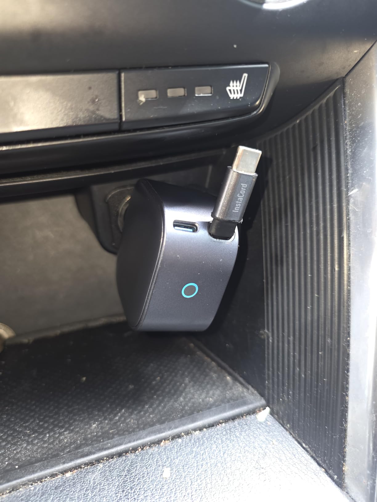 Anker 75W Fast Charging USB C Car Charger with Retractable Built-in Cable customer photo 1