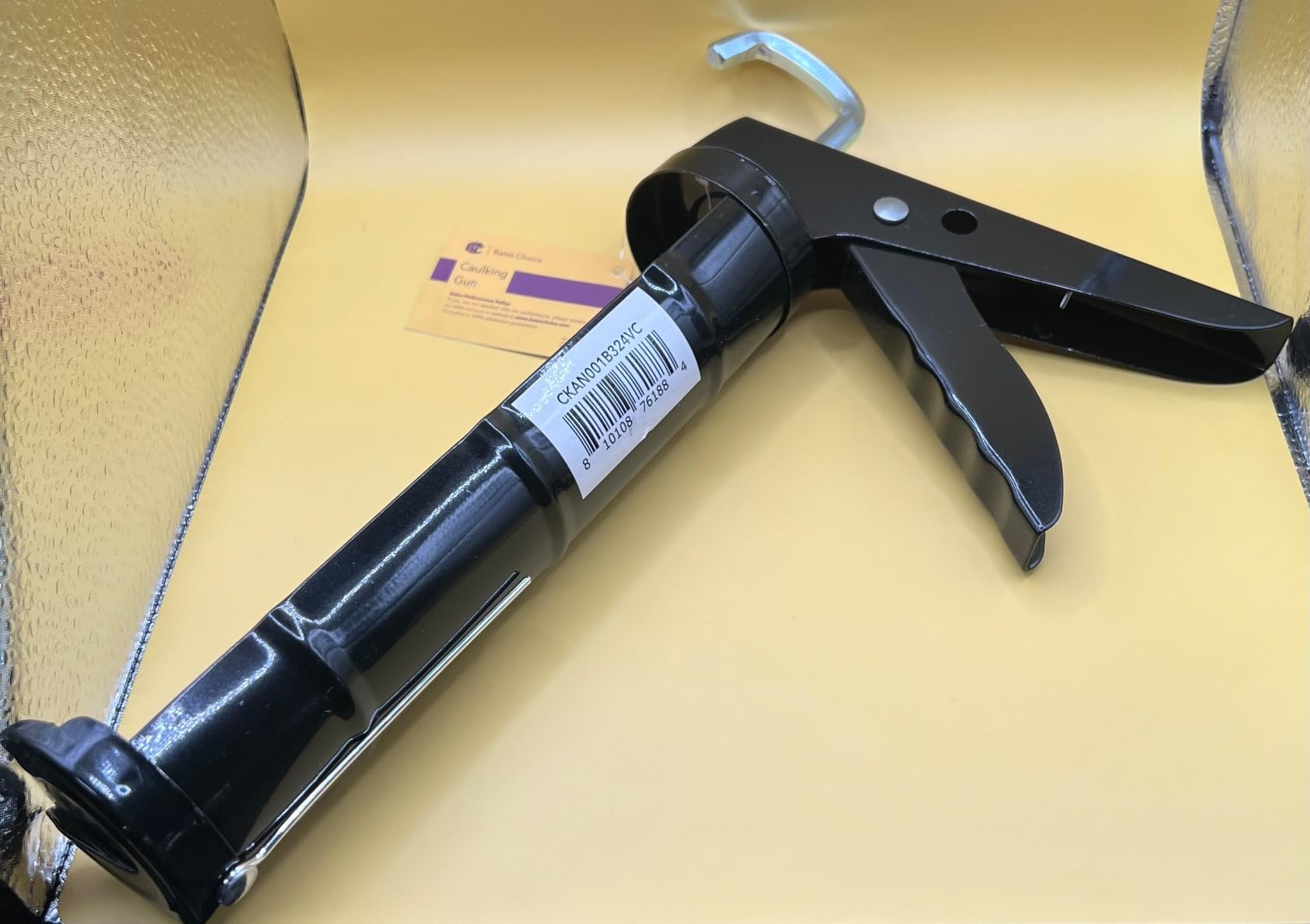 Bates- Caulking Silicone Gun, 10:1 Thrust Ratio, Hand Caulking Guns, No Drip customer photo 1