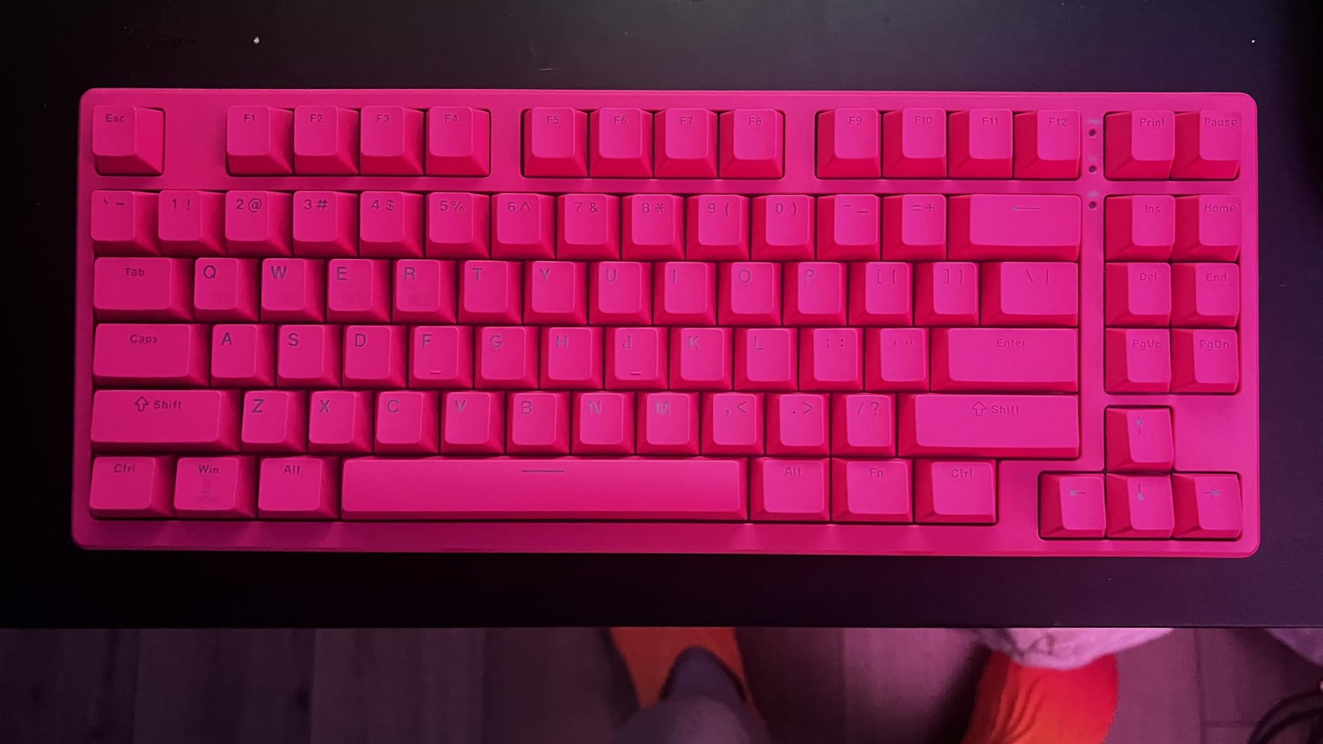 Kisnt KN85 Wireless Mechanical Keyboard, 75% Layout, Bluetooth/2.4GHz/USB-C, Custom RGB Backlit, Hot-Swappable Linear Switch, Creamy Sound for Gaming/Typing (Retro Beige) customer photo 2