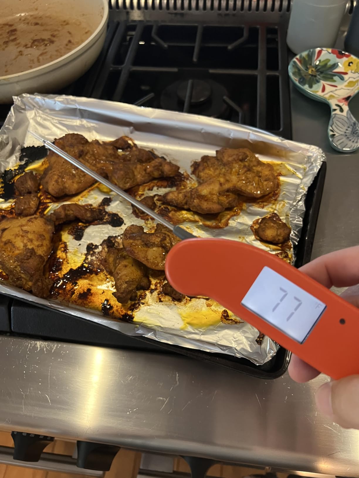 ThermoWorks Thermapen ONE, No. 1 Recommended Instant-Read Thermometer - Cayenne Pepper Red customer photo 1