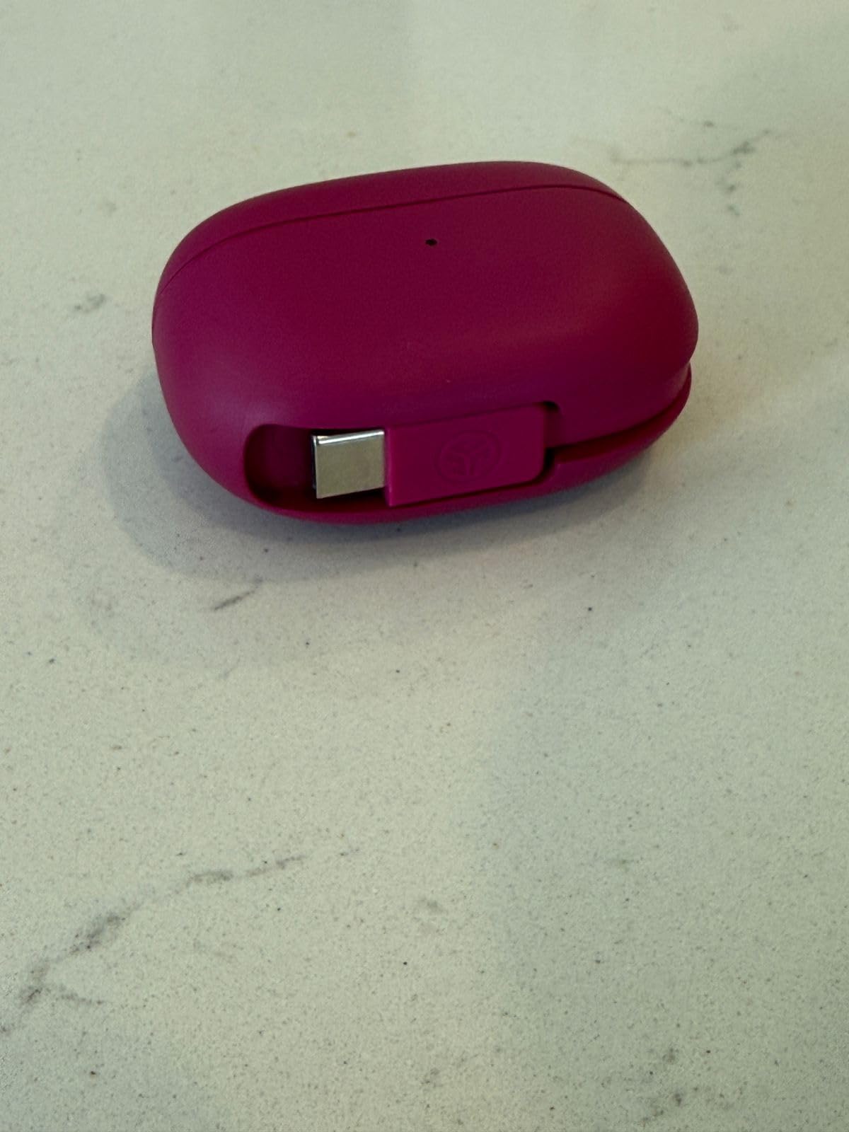 JLab Go Pop ANC True Wireless Earbuds & Charging Case, Fuchsia, Active Noise Cancelling, 10mm Drivers, Dual Connect, Customize Your Sound with App, Be Aware Mode, Compact Fit, MEMS Microphone | Noise Reduction, 24+ h, with Micro, Multipoint, Resistant Sweat Resistant IP55 customer photo 1