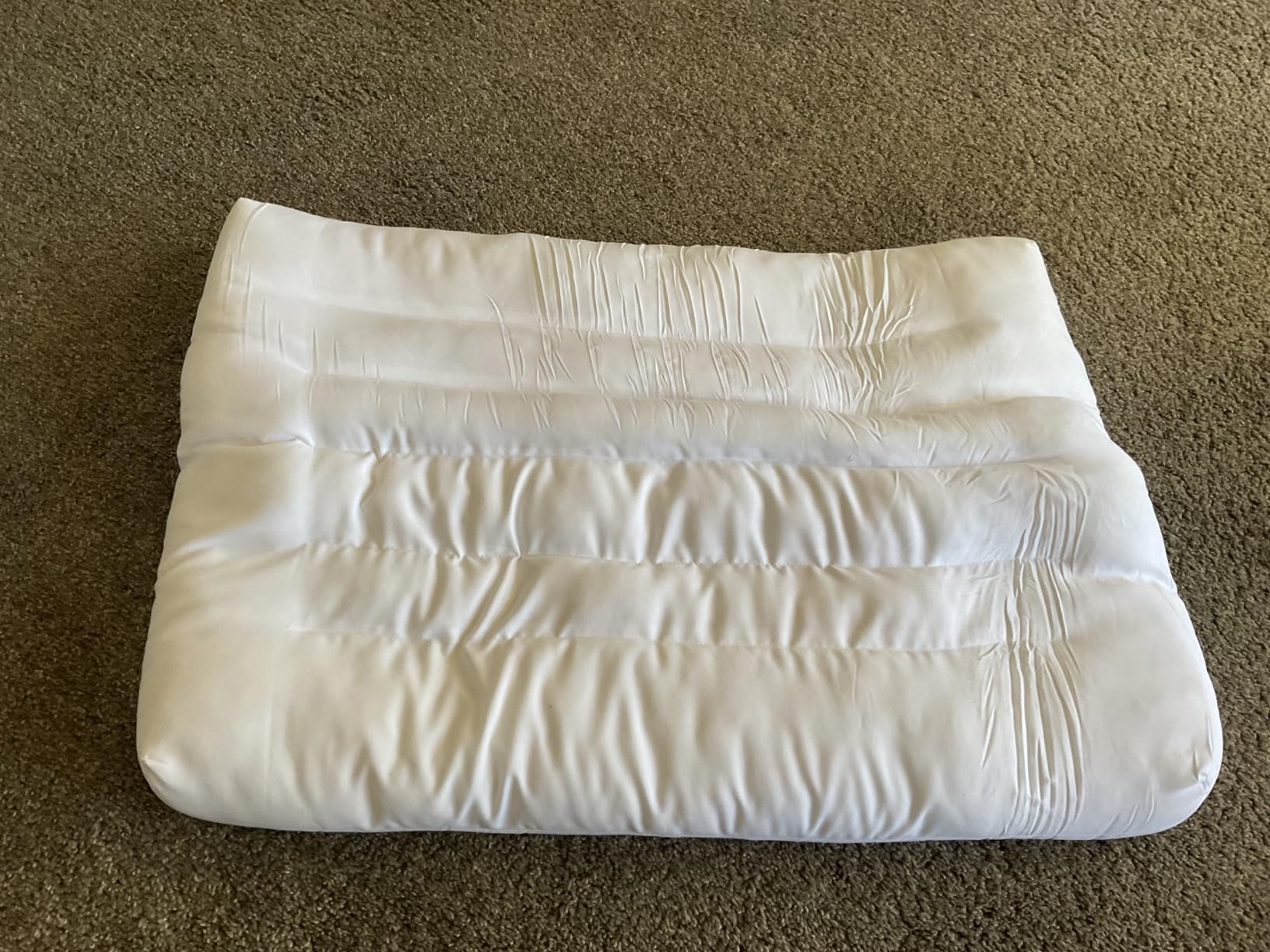 Ultra Flat Thin Pillow for Sleeping 2.5 inch Height Low Profile Slim Soft Bed Pillow for Stomach Back Sleepers Standard Size 18