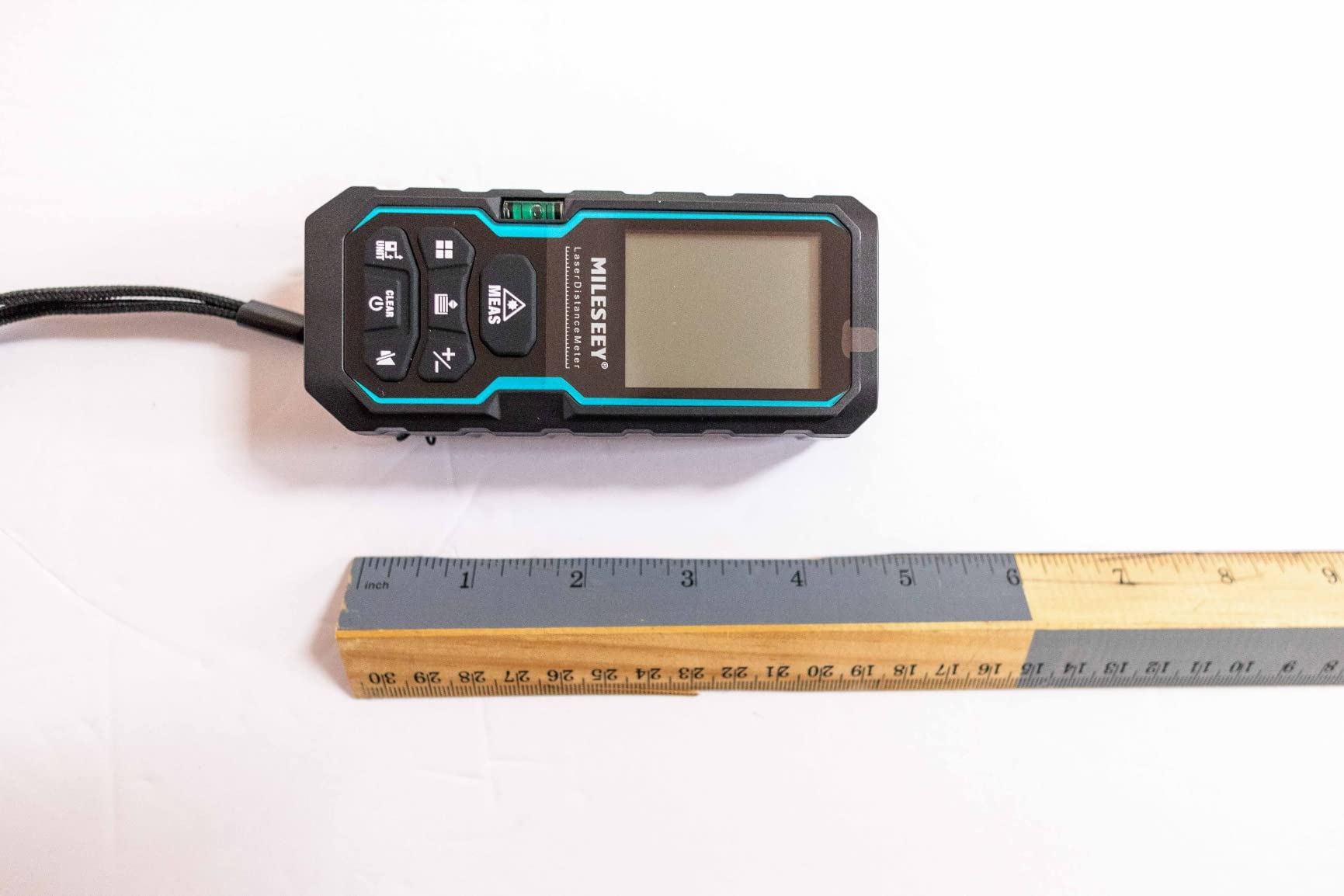 Laser Measuring Tool 165 Feet, RockSeed Portable Laser Measure, Digital Distance Measurement with 2 Bubble Levels, Laser Tape Measure with 5 Units Conversion customer photo 1