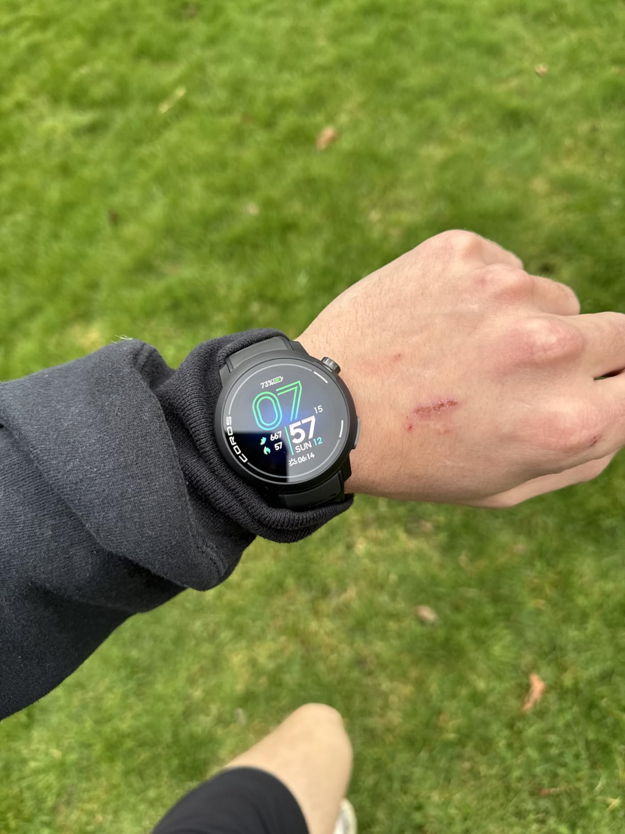 COROS PACE Pro GPS Sport Watch, 1.3-inch AMOLED Touchscreen- Grey customer photo 1
