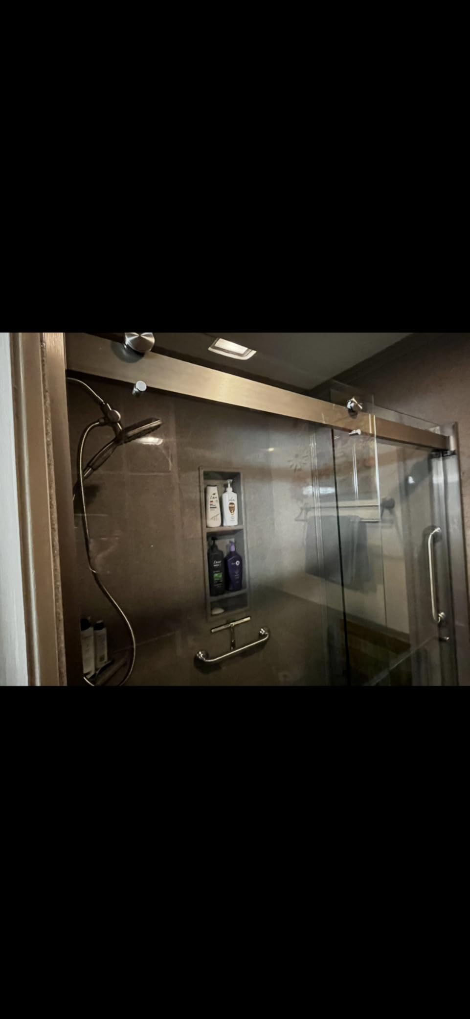 ALFLOD 2pcs Shower Squeegee for Glass Doors with Adhesive Hanging Hook Set customer photo 1
