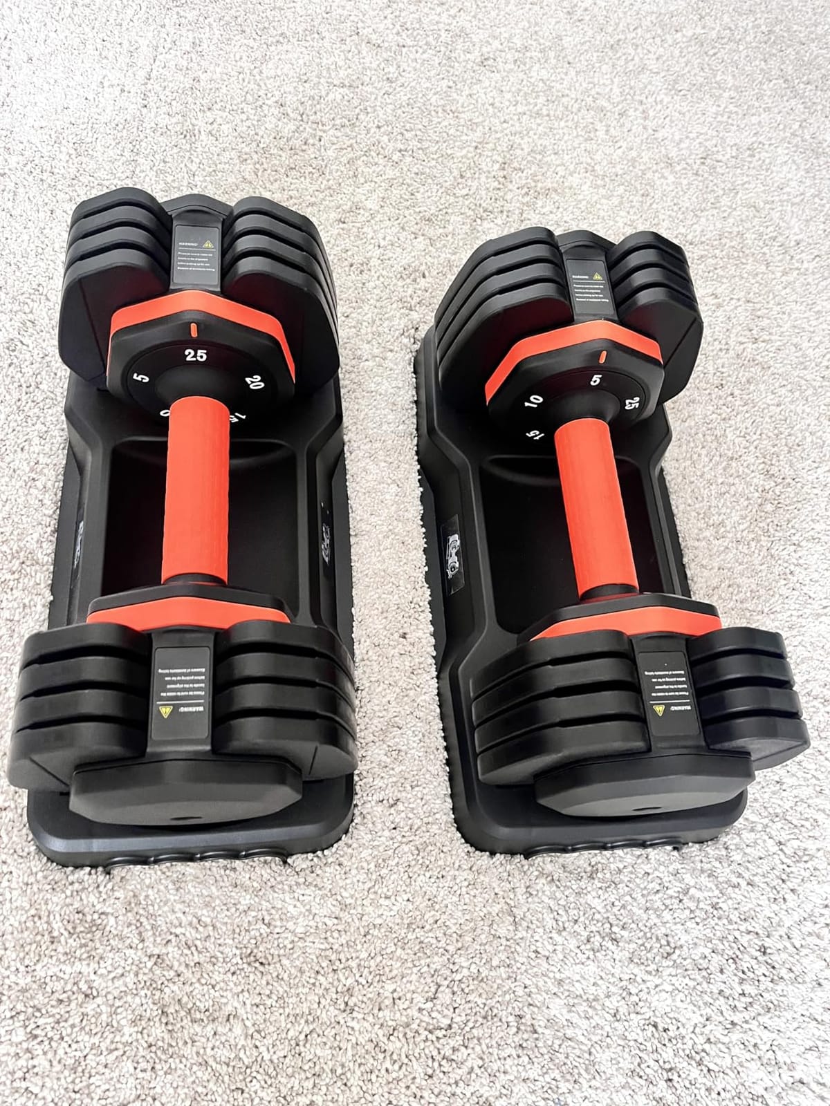2026 FDB2 Updated Adjustable Dumbbell Set of 2, 5-in-1/10-in-1 Weights Dumbbell Set with Storage Box, 25lbs/55lbs Adjustable Weights with Anti-slip Silicone Grip, Weight Set For Home Gym Suit both Men and Women customer photo 1