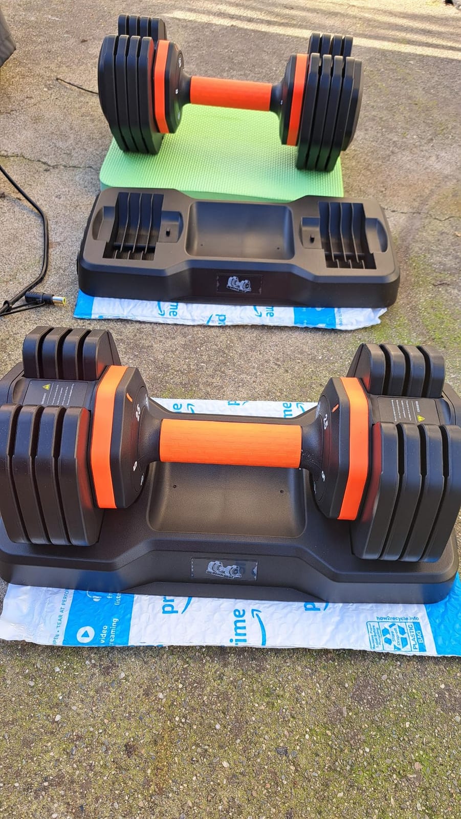 2026 FDB2 Updated Adjustable Dumbbell Set of 2, 5-in-1/10-in-1 Weights Dumbbell Set with Storage Box, 25lbs/55lbs Adjustable Weights with Anti-slip Silicone Grip, Weight Set For Home Gym Suit both Men and Women customer photo 2
