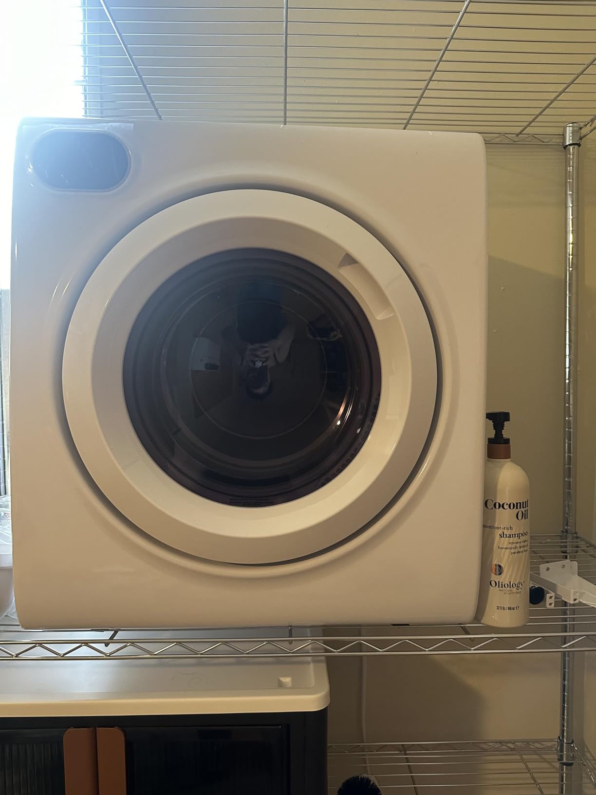 Euhomy 2.65 Cu. Ft. Portable Dryer for Clothes, 1400W Dryer with LCD Panel customer photo 2