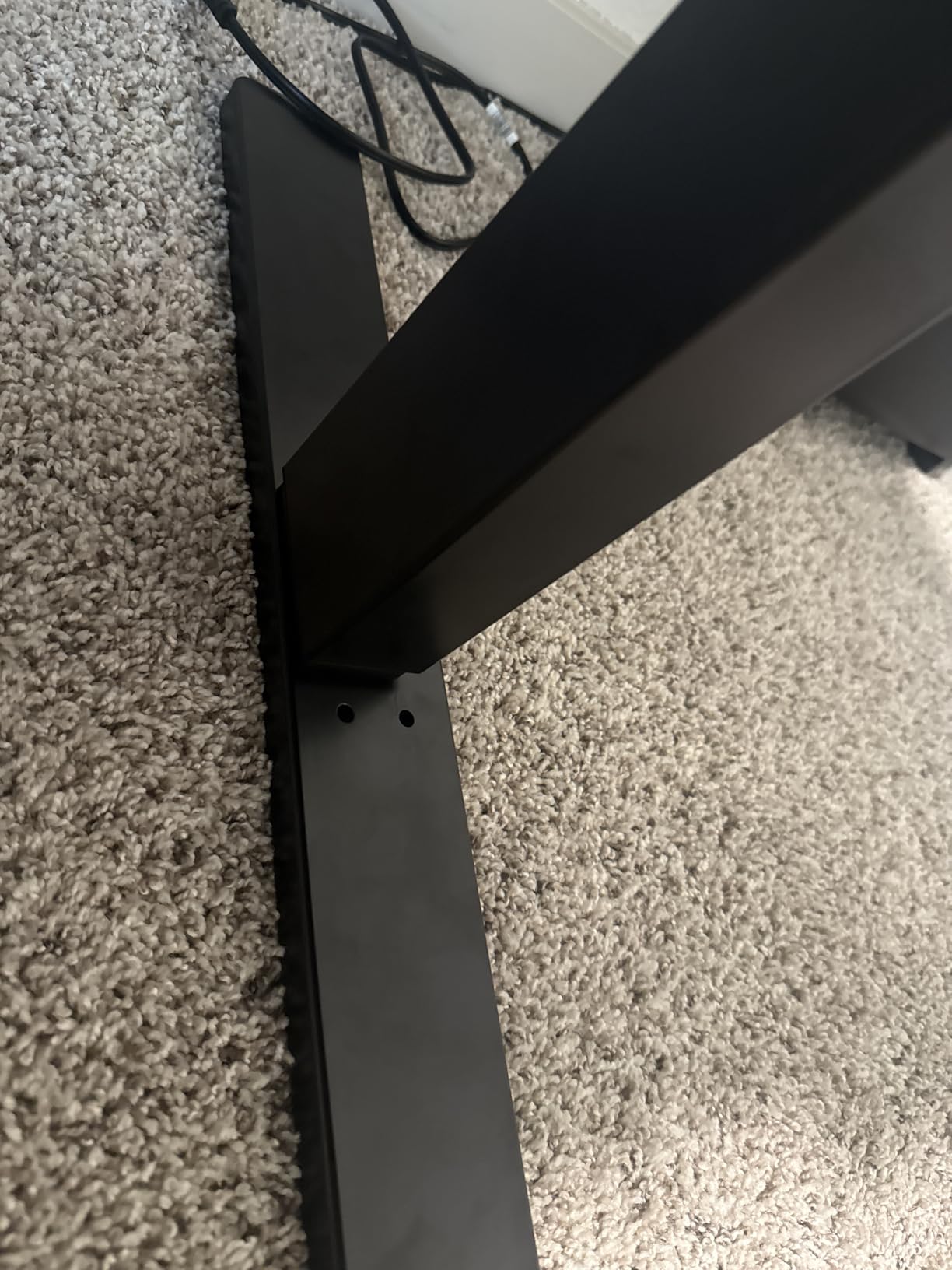 HUANUO 71 x 30 Inch Large Electric Standing Desk, Brushless Motor, Black customer photo 2
