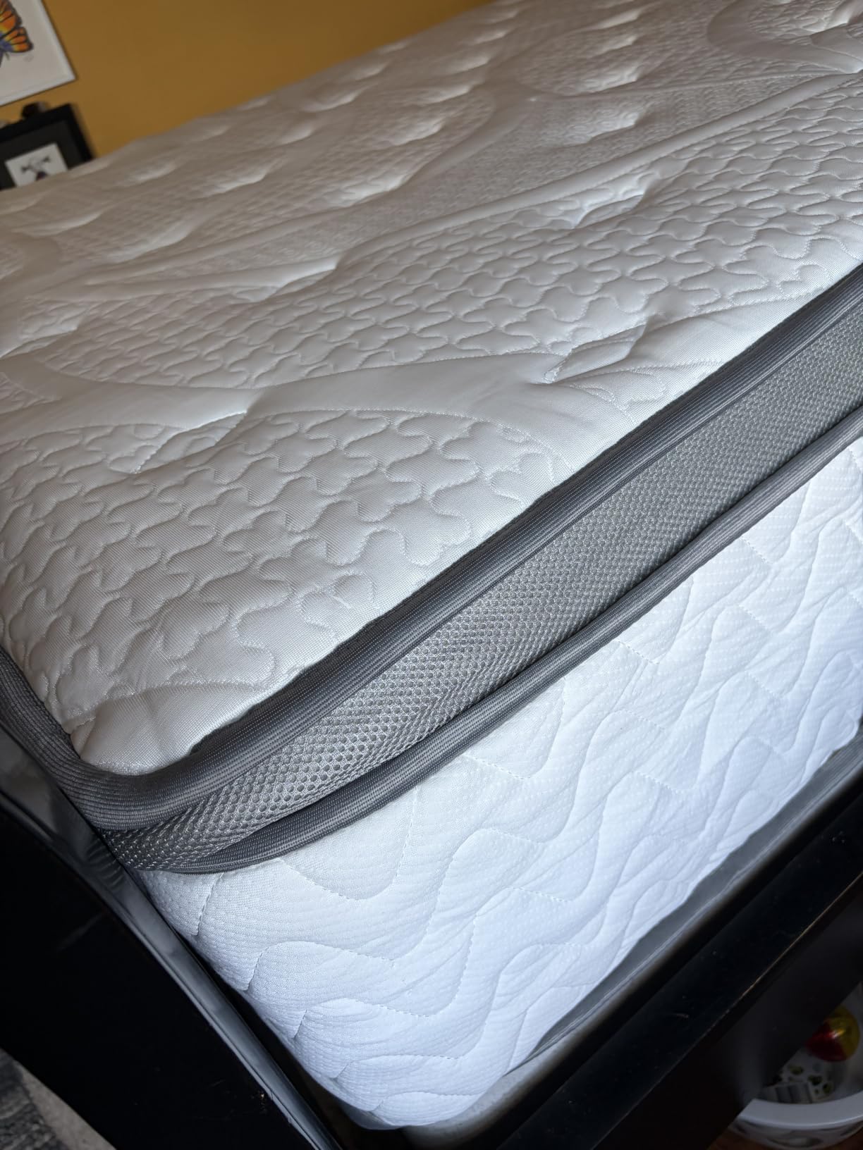 Sleep Firm Mattress with Extra Lumbar & Shoulder Support, Hotel Collection Hybrid Single Mattresses Pain Relief - Fiberglass Free - 365 Night Trial (Queen, 12, 12, Inches, Medium) customer photo 1