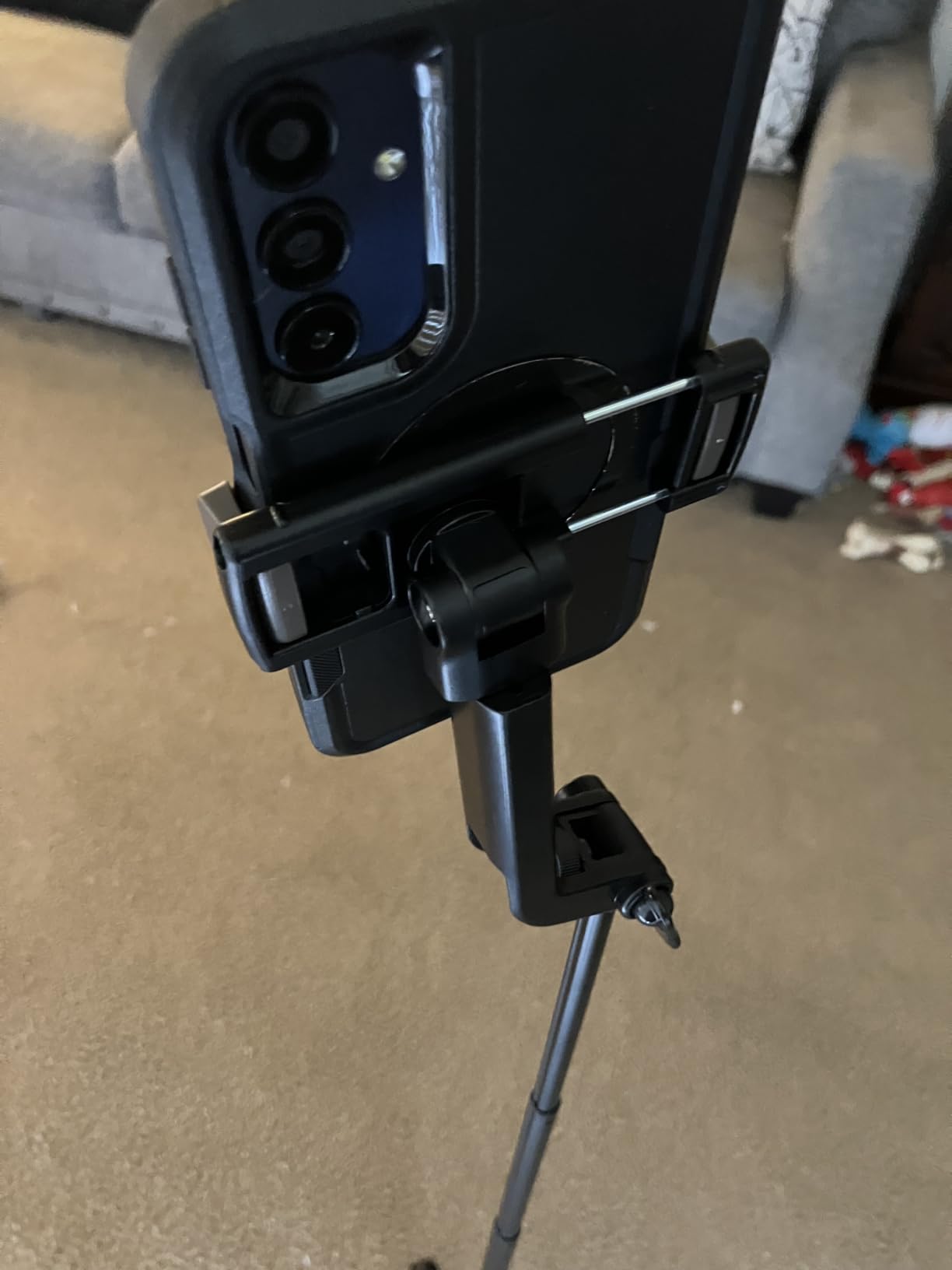 Selfie Stick Tripod for Phone with Remote Control & Holder, 50 Inch, Black | Extendable Selfie Stick Travel for iPhone, iPhone Tripod for Video Recording customer photo 1